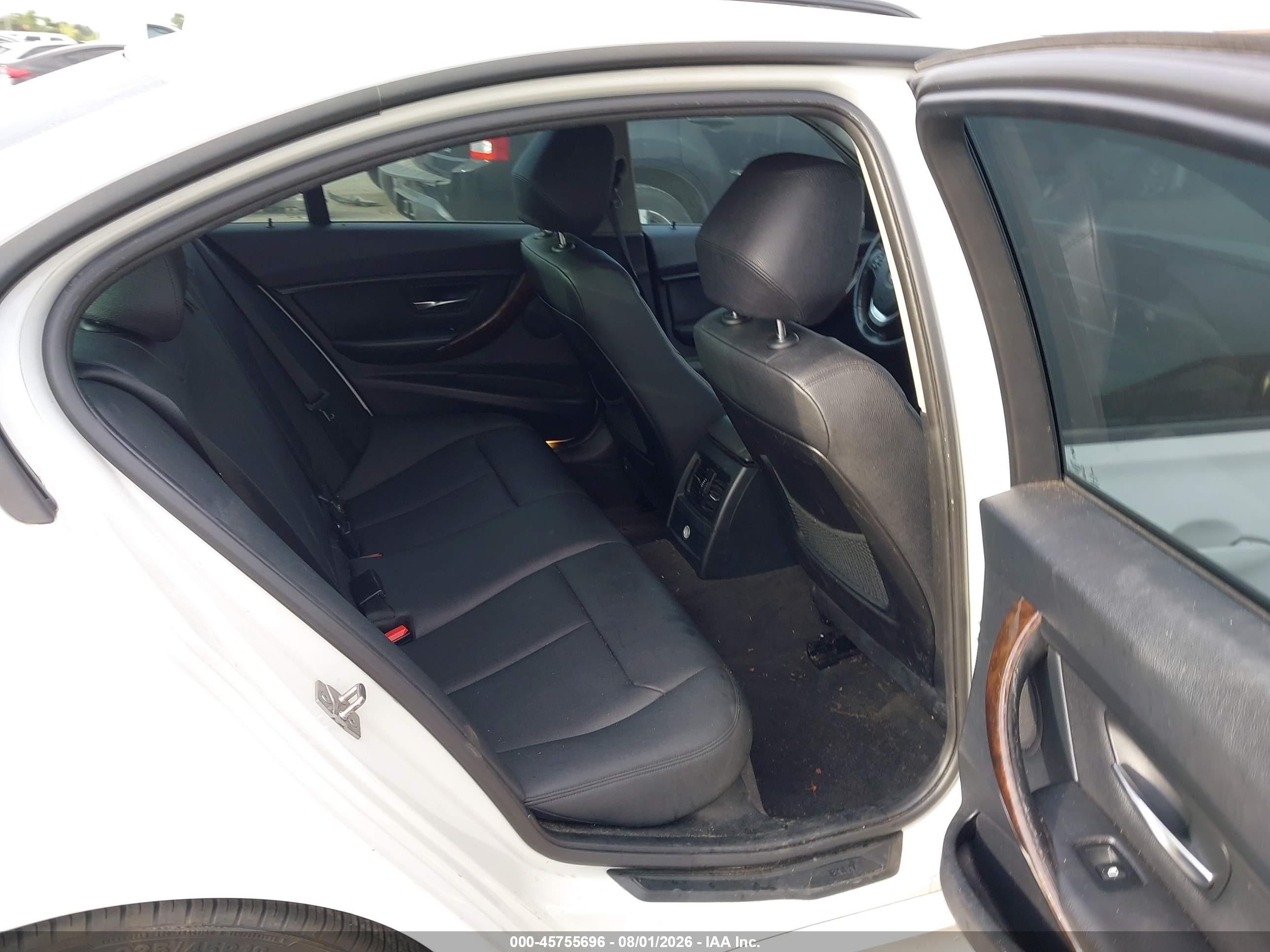 2014 Bmw 328i   White vin: WBA3C1C54EK116781