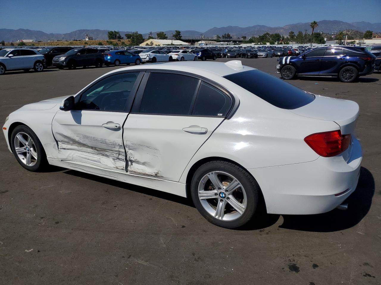 2015 Bmw 328 I Sulev White vin: WBA3C1C54FK119357