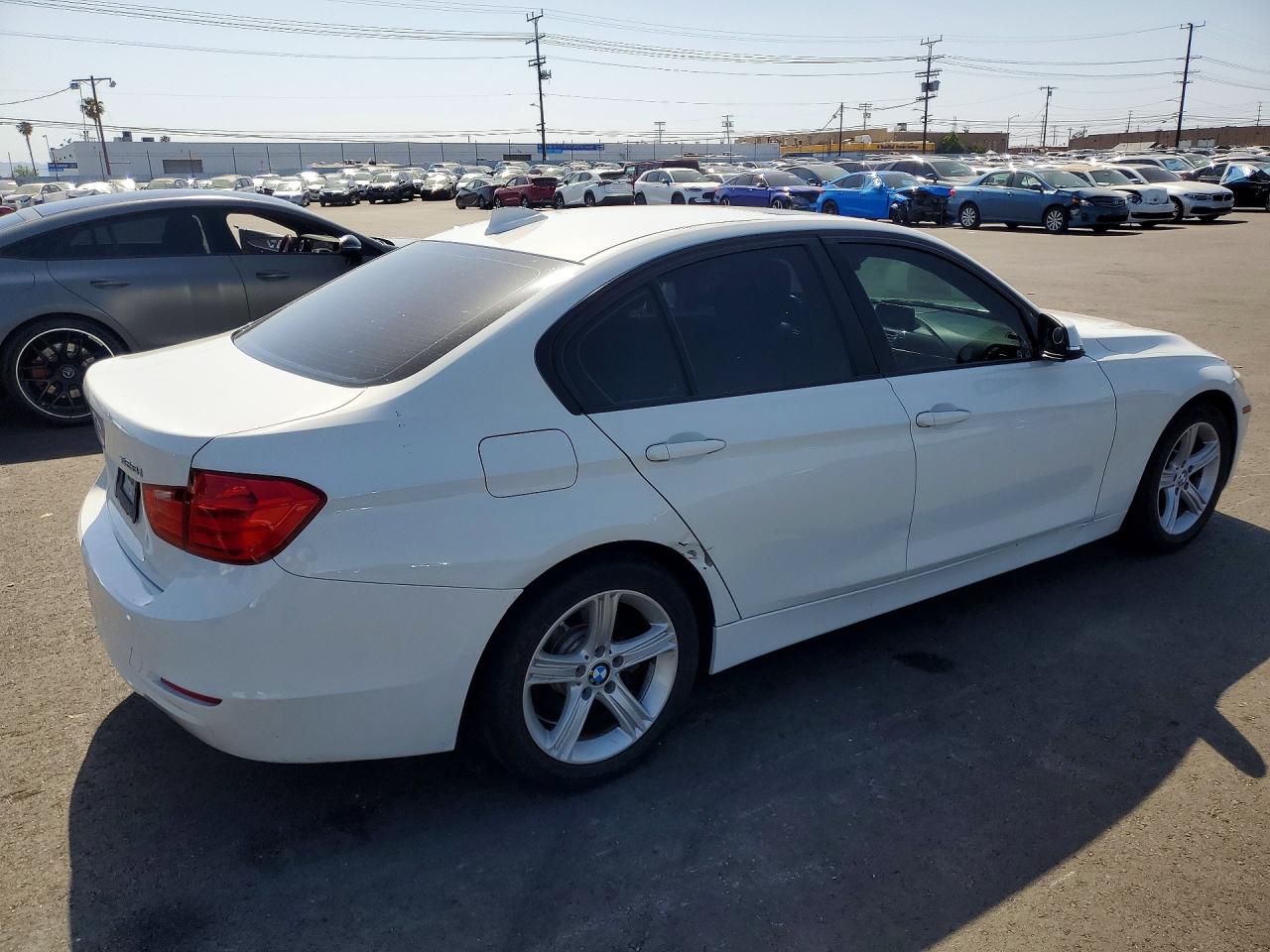 2015 Bmw 328 I Sulev White vin: WBA3C1C54FK119357