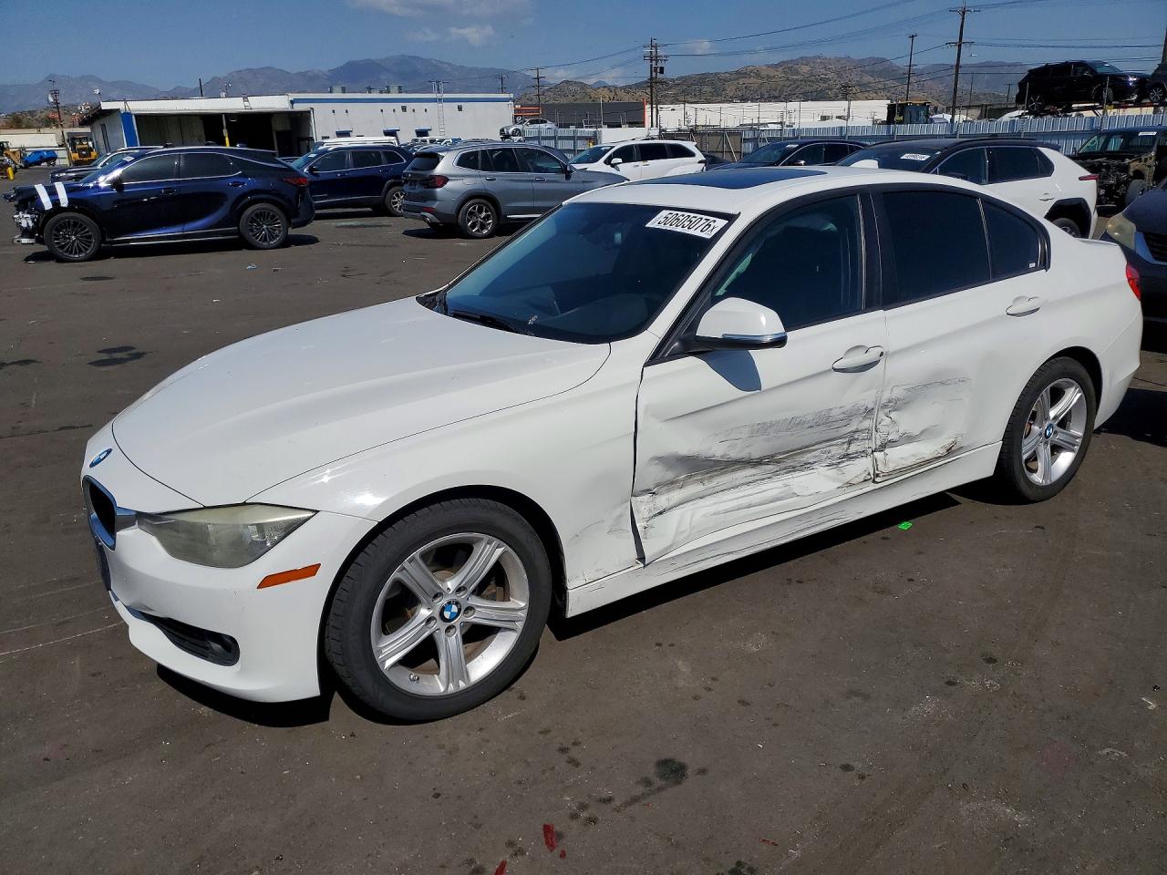 2015 Bmw 328 I Sulev White vin: WBA3C1C54FK119357