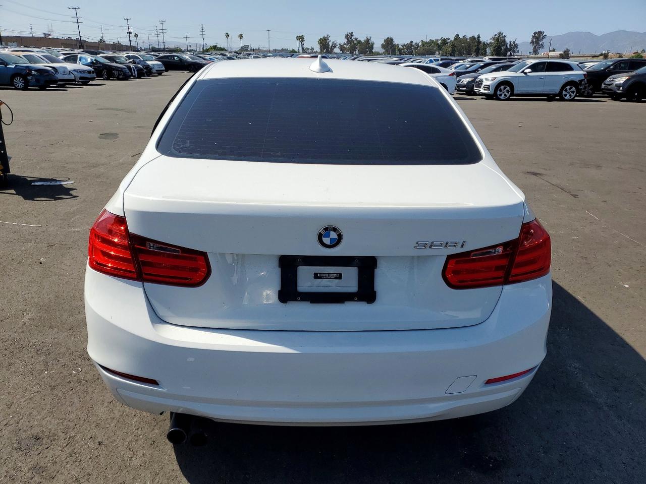 2015 Bmw 328 I Sulev White vin: WBA3C1C54FK119357