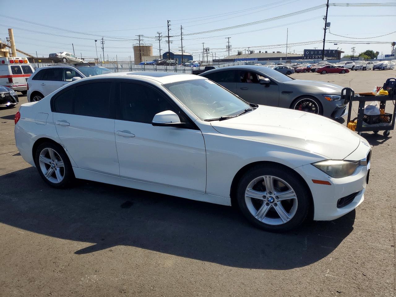 2015 Bmw 328 I Sulev White vin: WBA3C1C54FK119357
