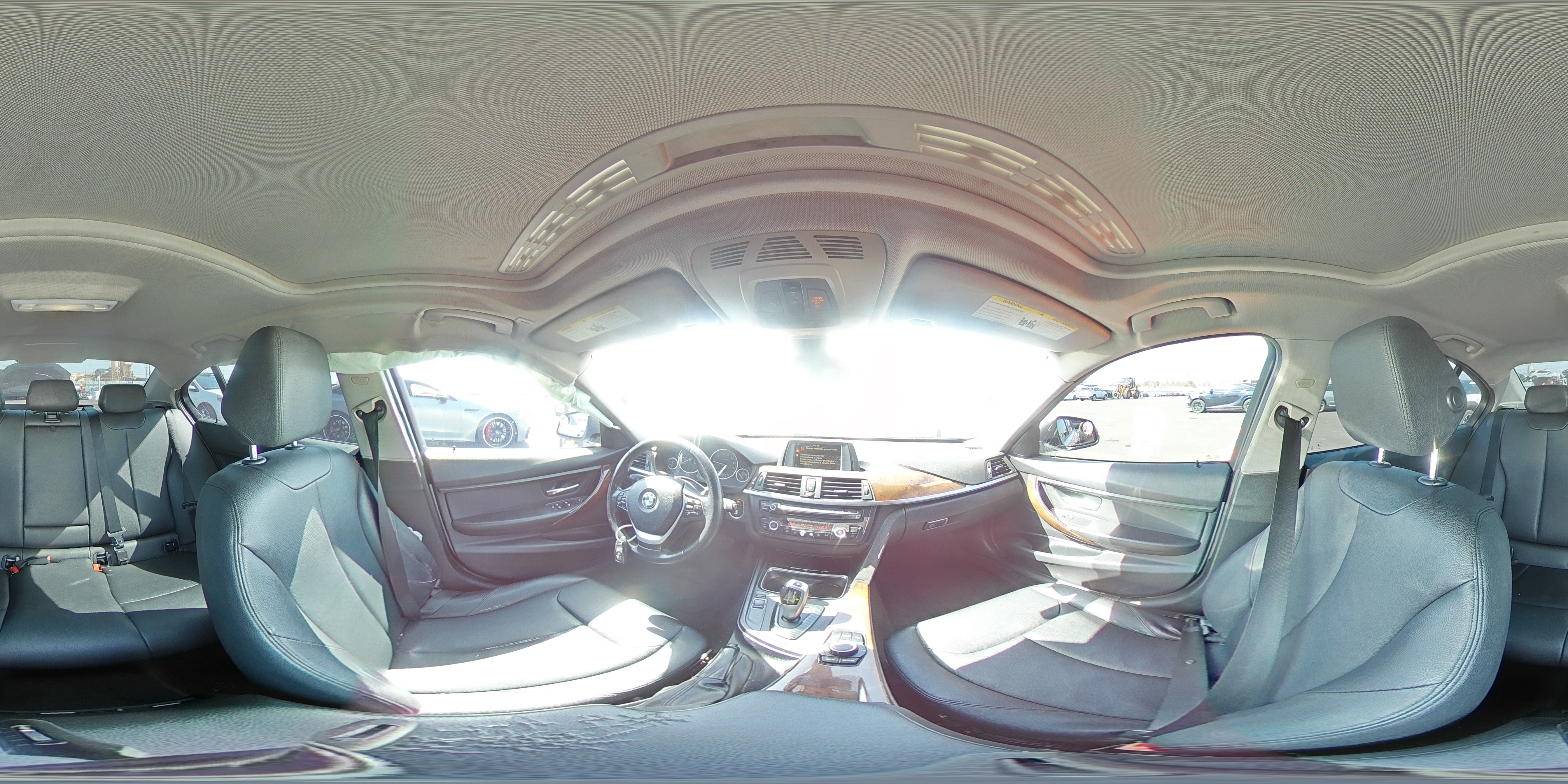 2015 Bmw 328 I Sulev White vin: WBA3C1C54FK119357