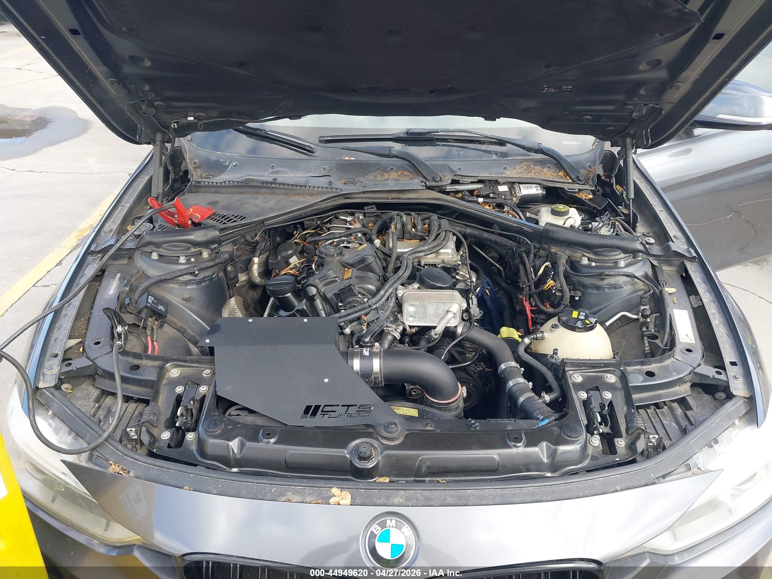 2015 Bmw 328i   Gray vin: WBA3C1C54FK121478