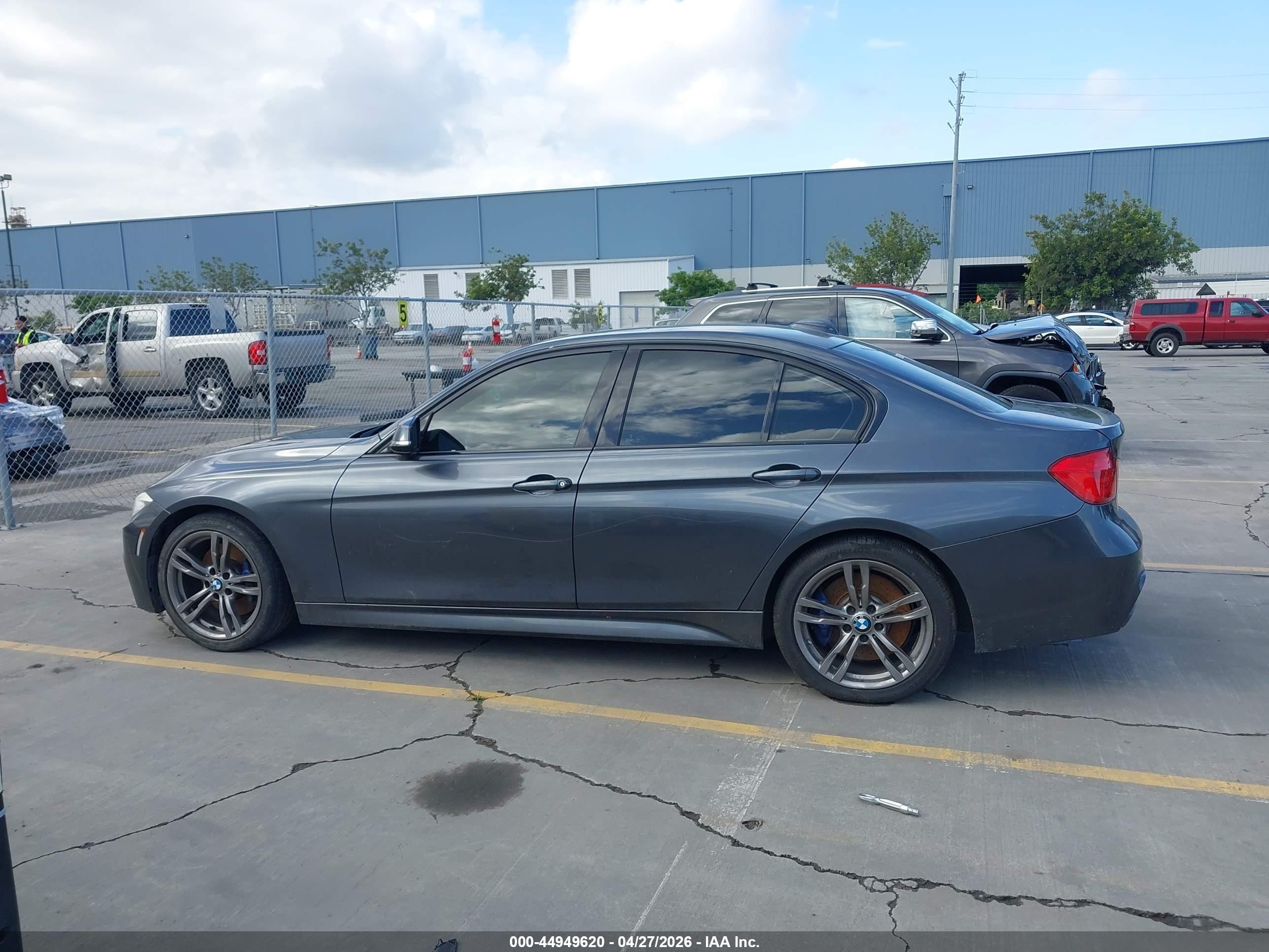 2015 Bmw 328i   Gray vin: WBA3C1C54FK121478