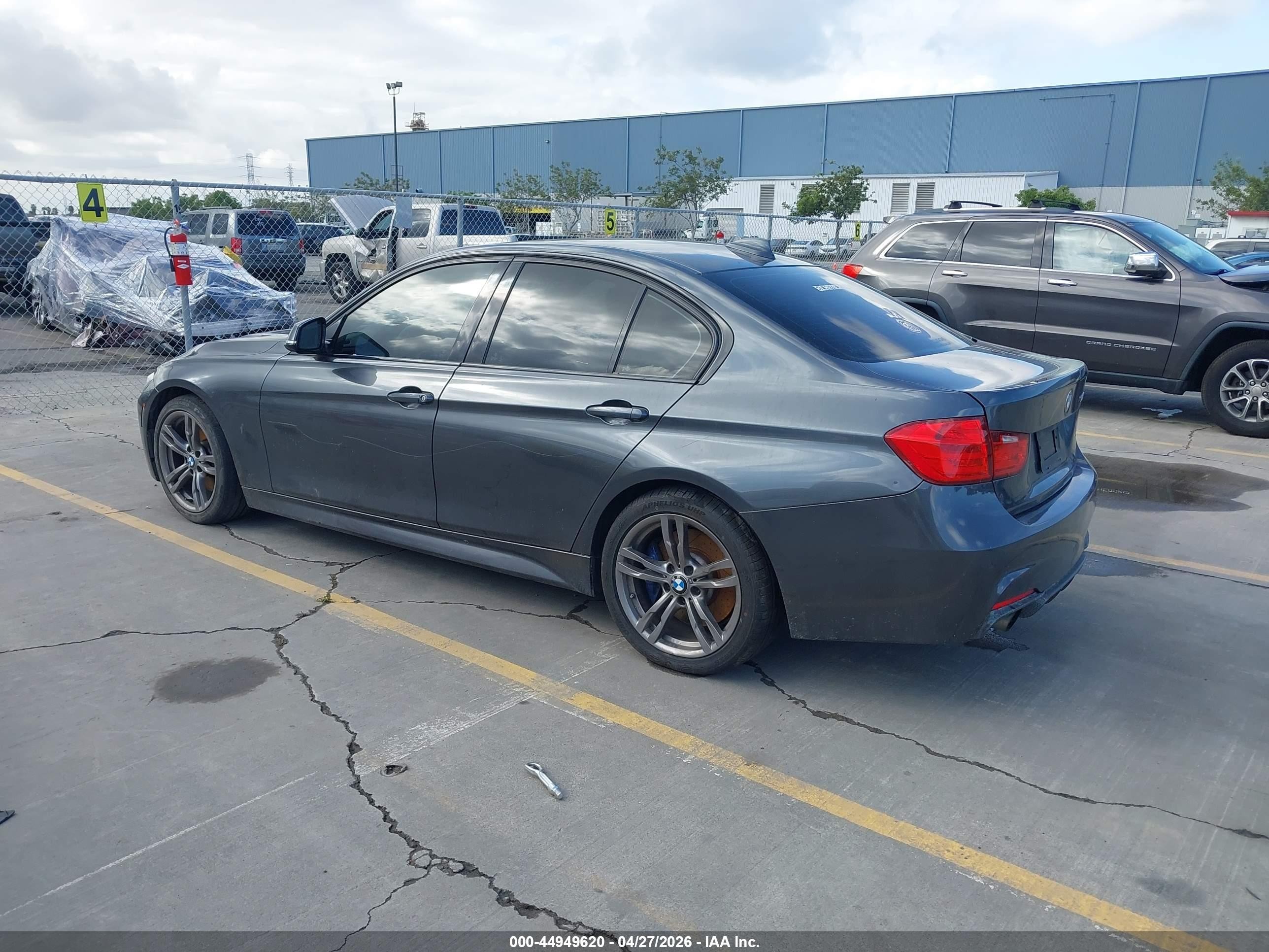 2015 Bmw 328i   Gray vin: WBA3C1C54FK121478