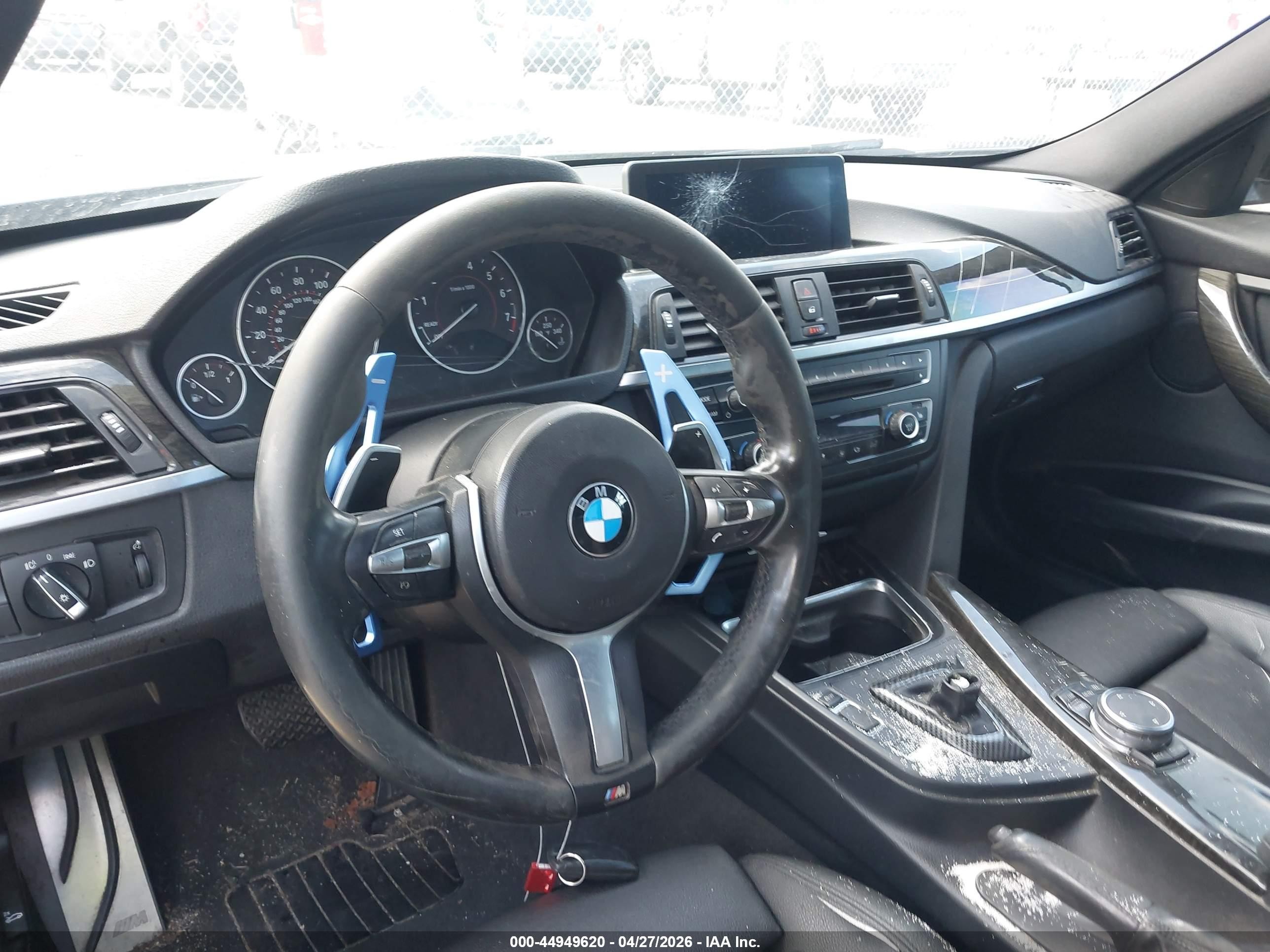 2015 Bmw 328i   Gray vin: WBA3C1C54FK121478