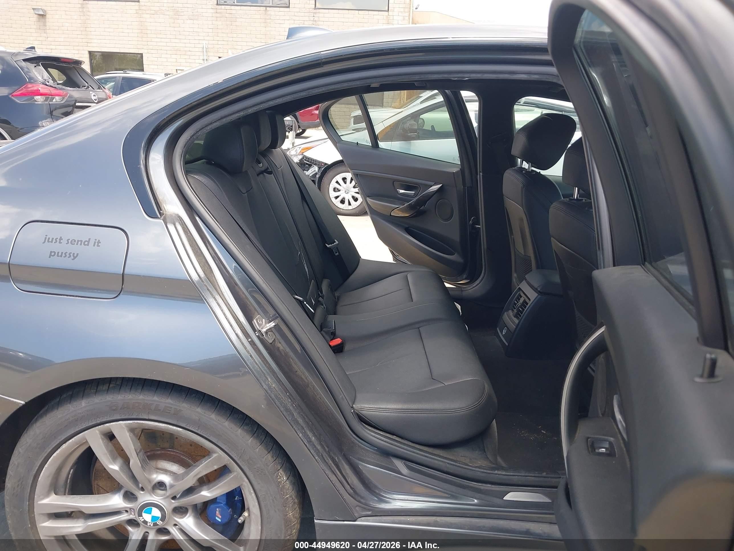 2015 Bmw 328i   Gray vin: WBA3C1C54FK121478