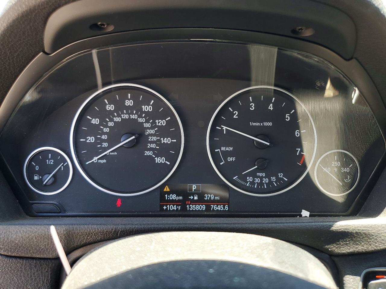 2015 Bmw 328 I Sulev Black vin: WBA3C1C54FP853340