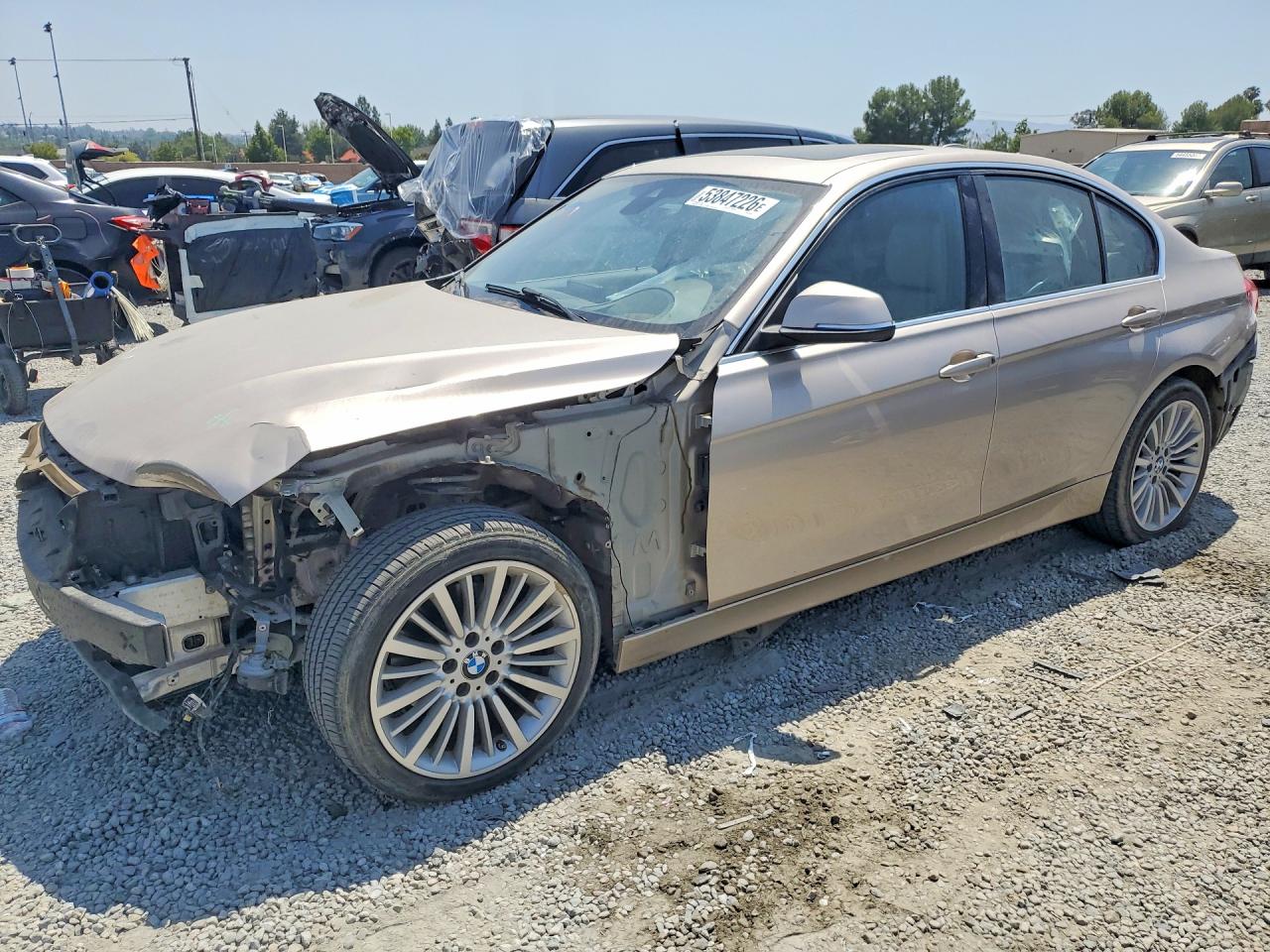 2015 Bmw 328 I Sulev Tan vin: WBA3C1C54FP854195