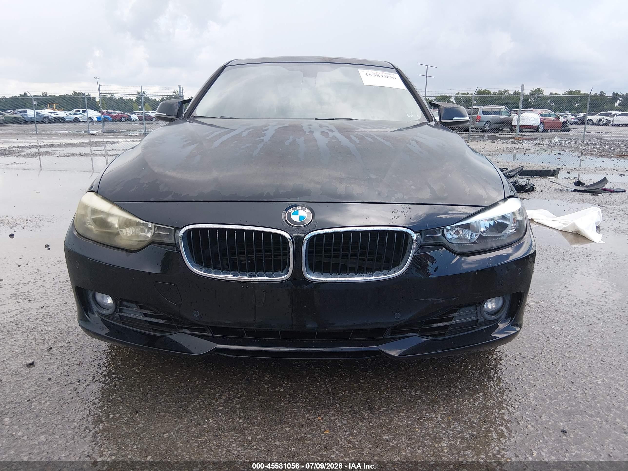 2013 Bmw 328i   Черный vin: WBA3C1C55DF444217