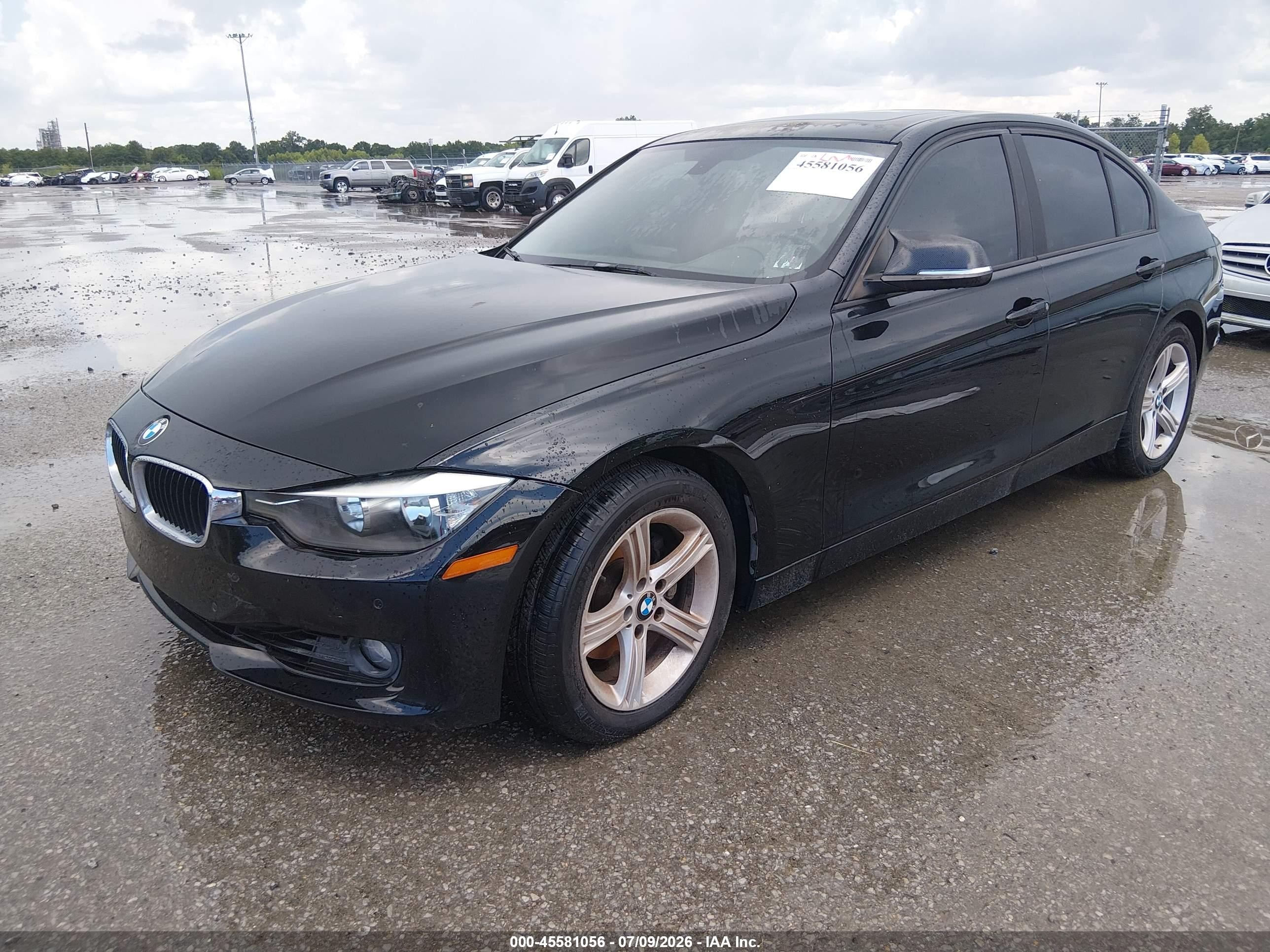 2013 Bmw 328i   Черный vin: WBA3C1C55DF444217