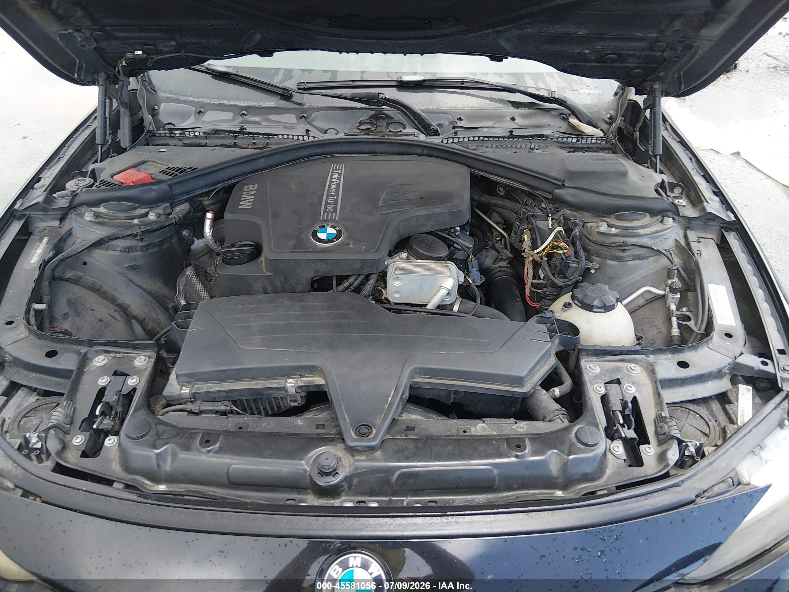 2013 Bmw 328i   Черный vin: WBA3C1C55DF444217