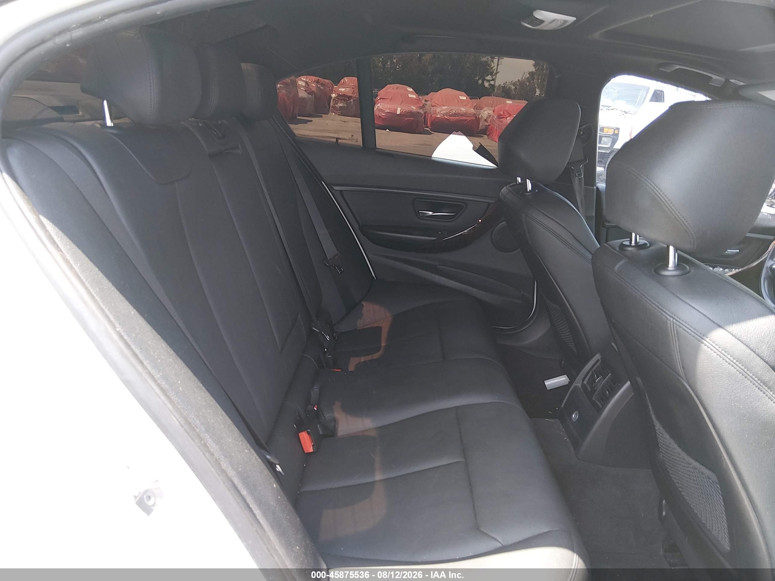 2014 Bmw 328i   White vin: WBA3C1C55EK107006