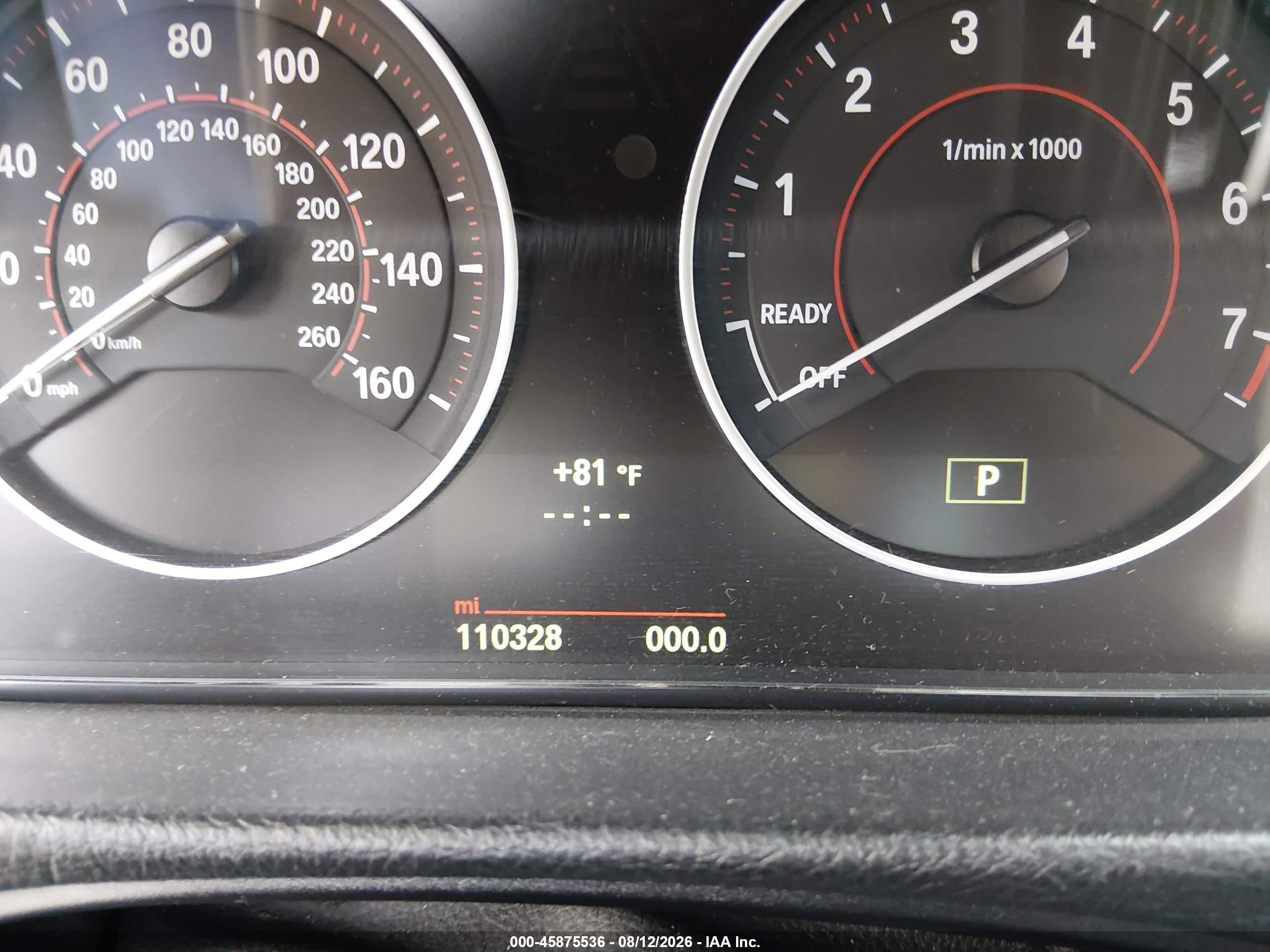 2014 Bmw 328i   White vin: WBA3C1C55EK107006
