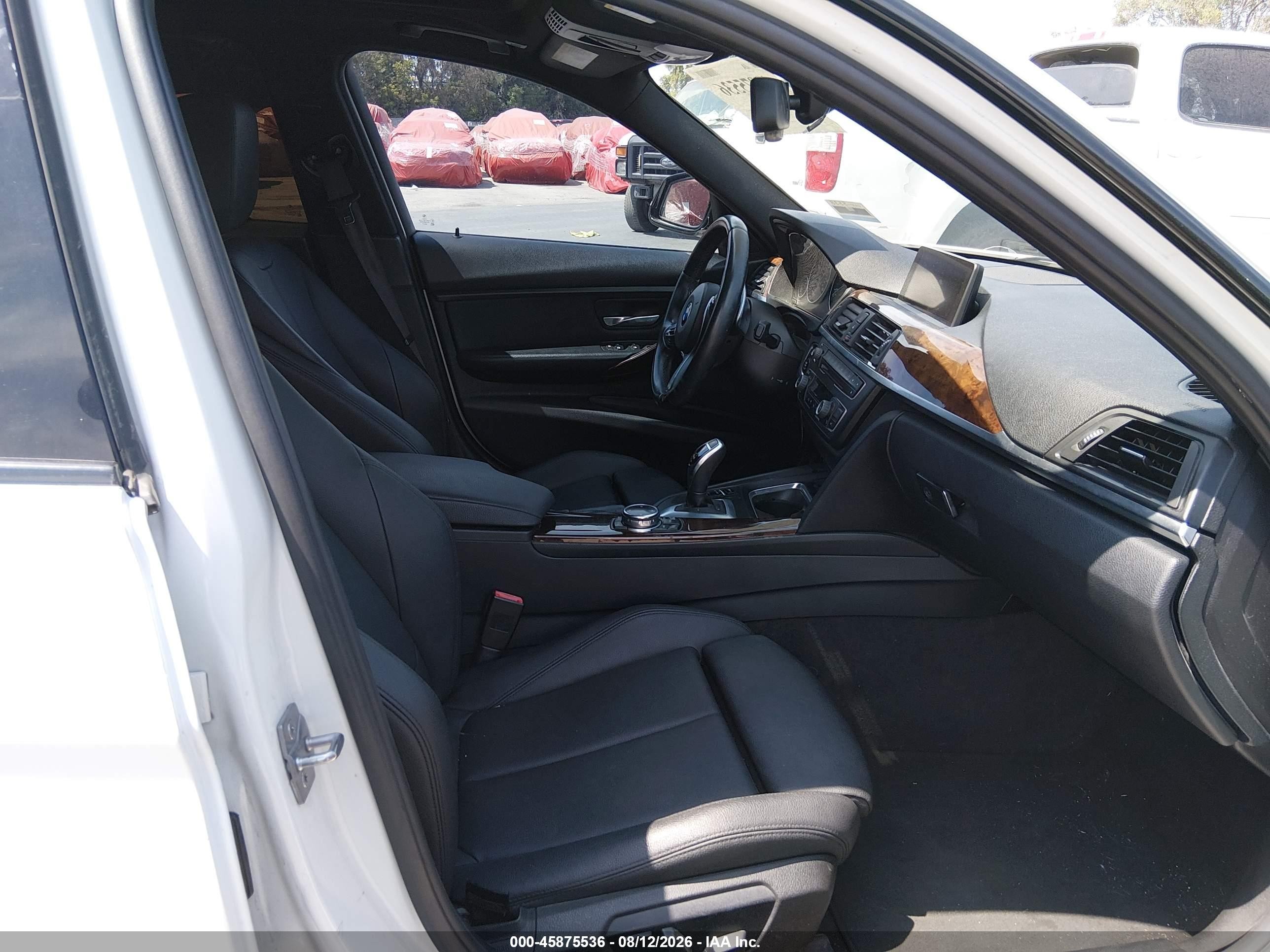 2014 Bmw 328i   White vin: WBA3C1C55EK107006