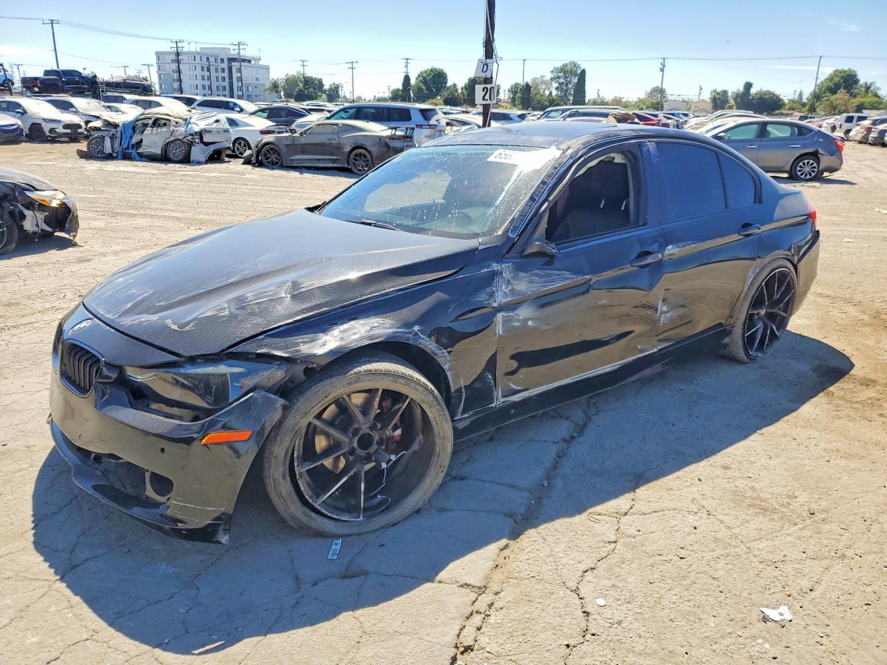 2014 Bmw 328 I Sulev Black vin: WBA3C1C55EK108463