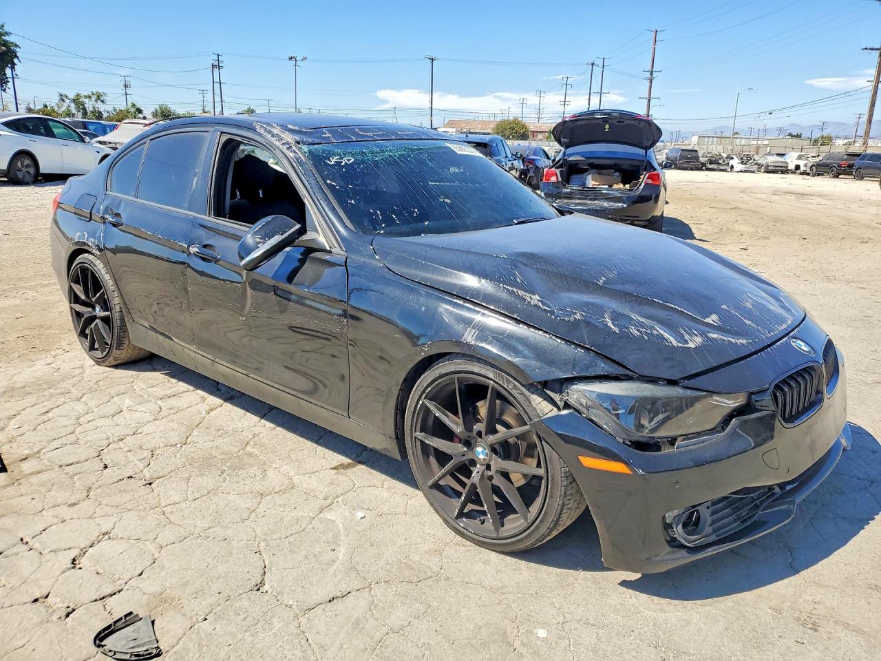 2014 Bmw 328 I Sulev Black vin: WBA3C1C55EK108463