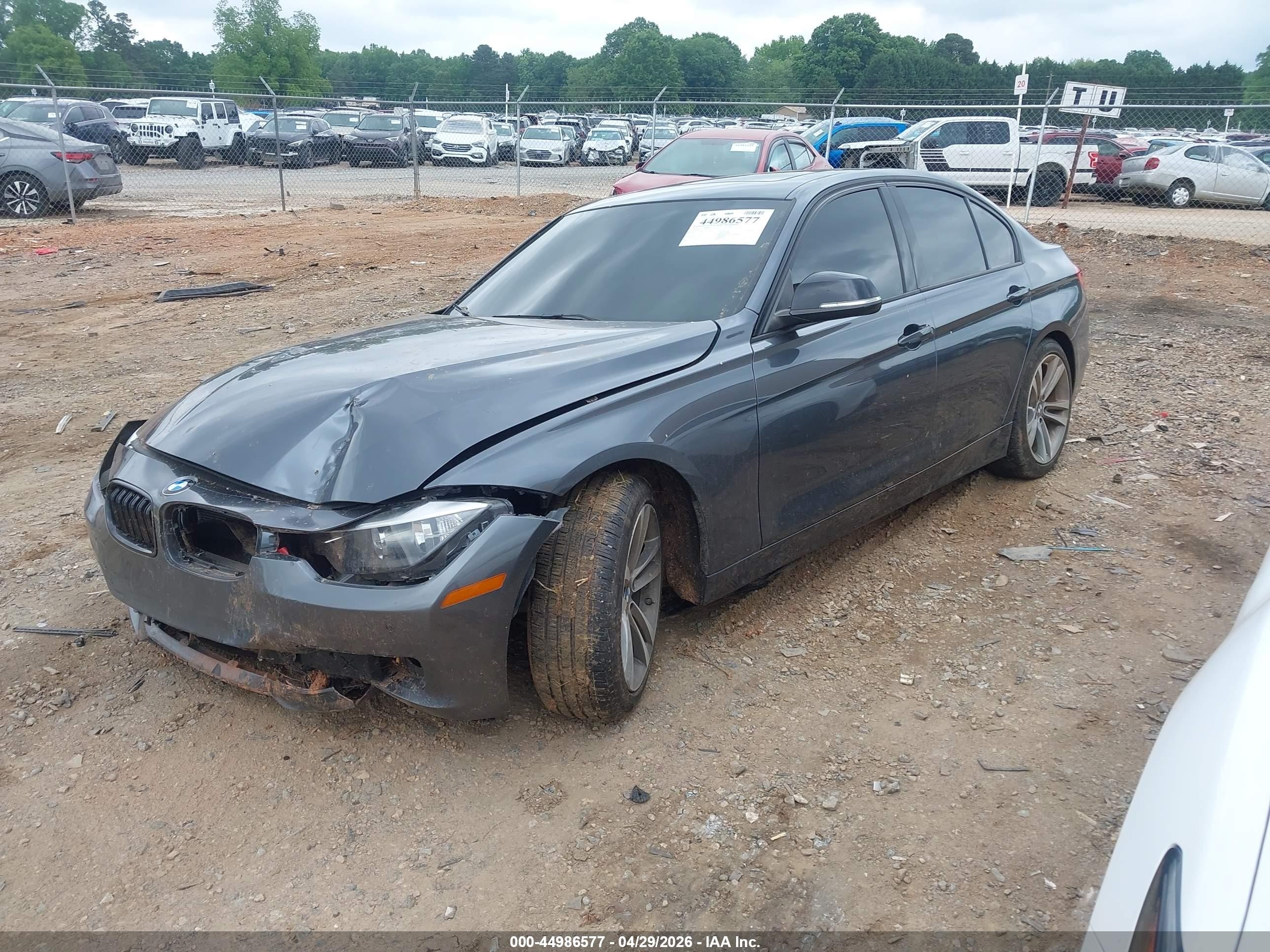 2014 Bmw 328i   Gray vin: WBA3C1C55EK111542