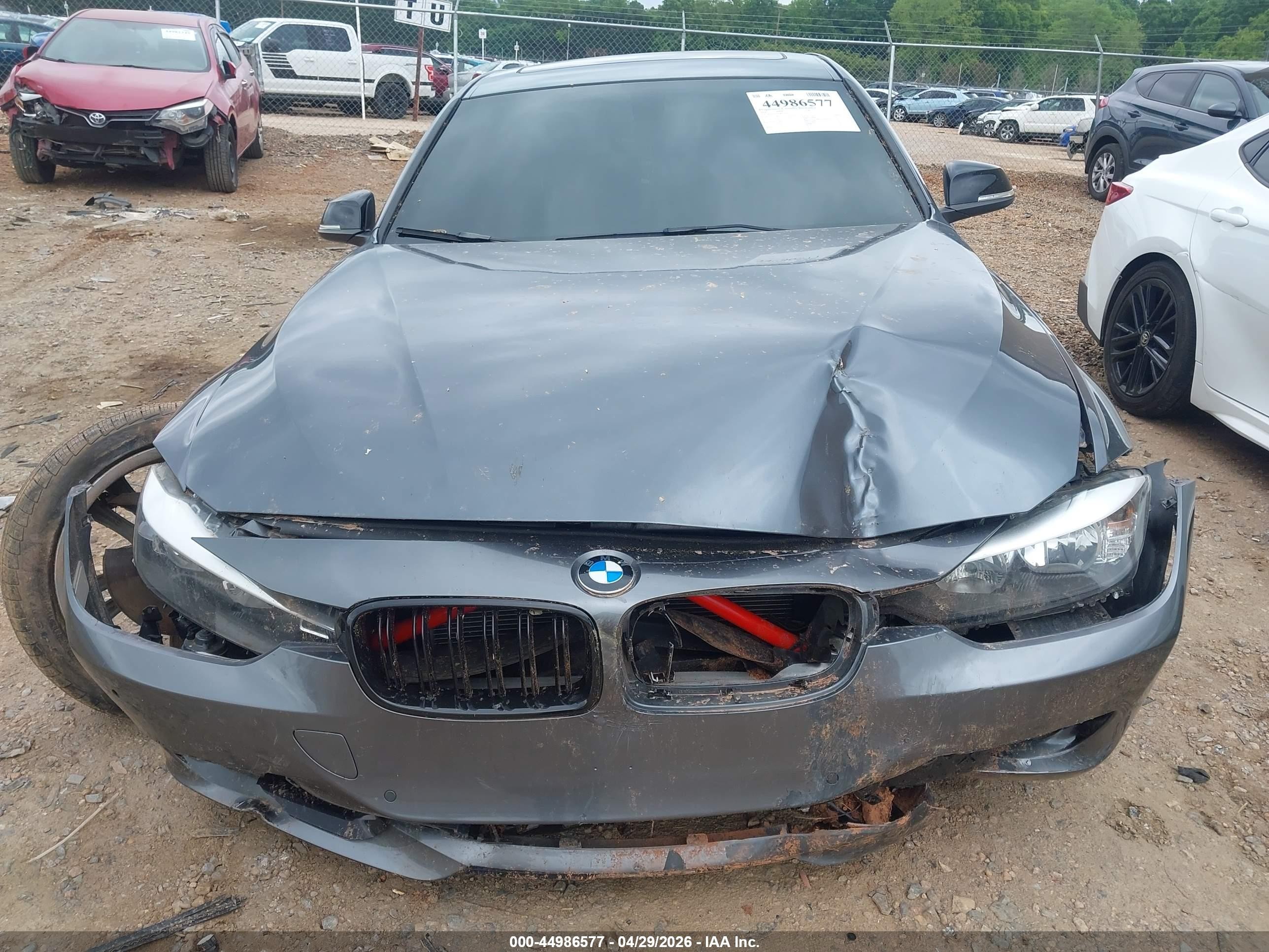 2014 Bmw 328i   Gray vin: WBA3C1C55EK111542