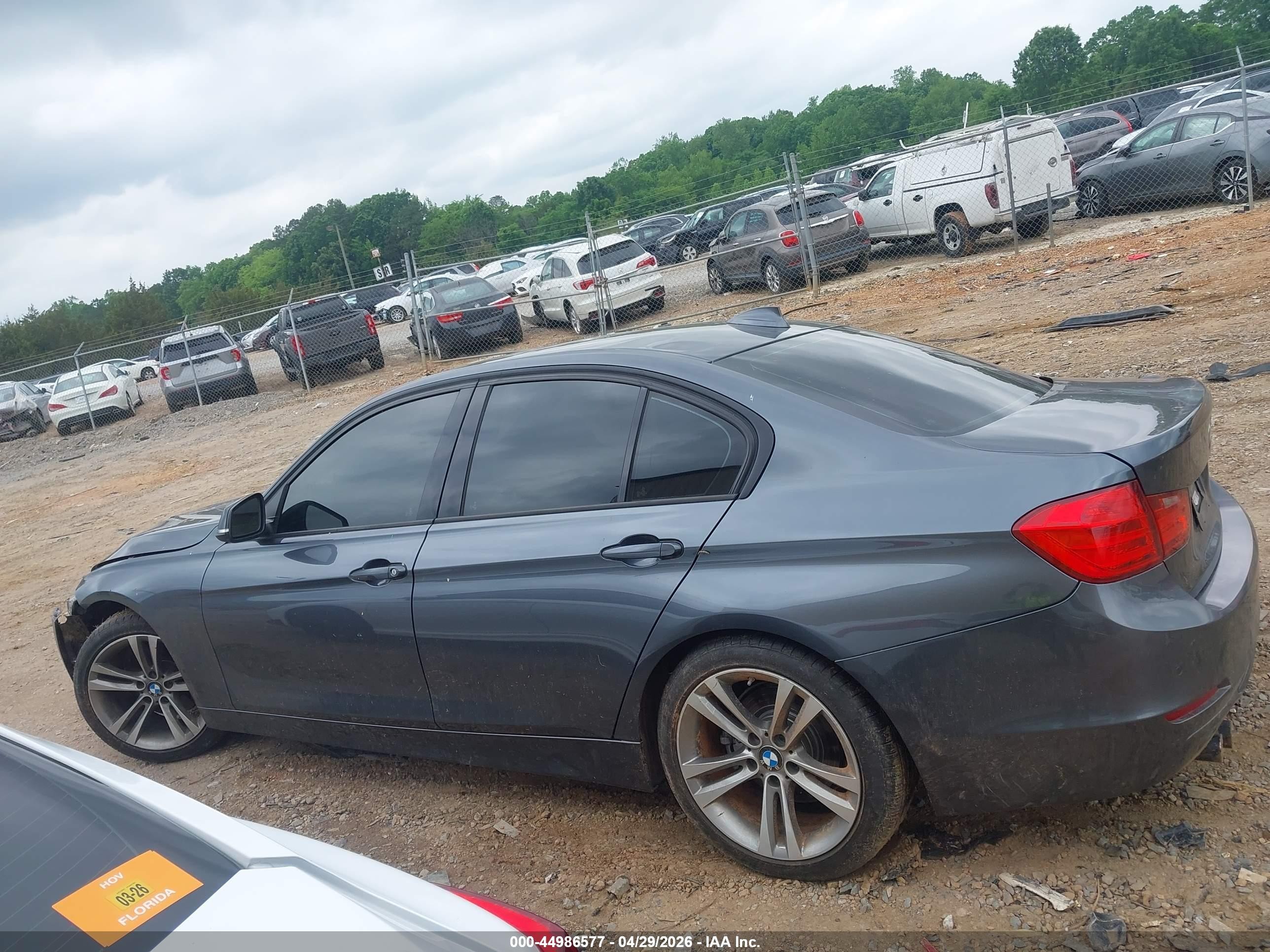 2014 Bmw 328i   Gray vin: WBA3C1C55EK111542