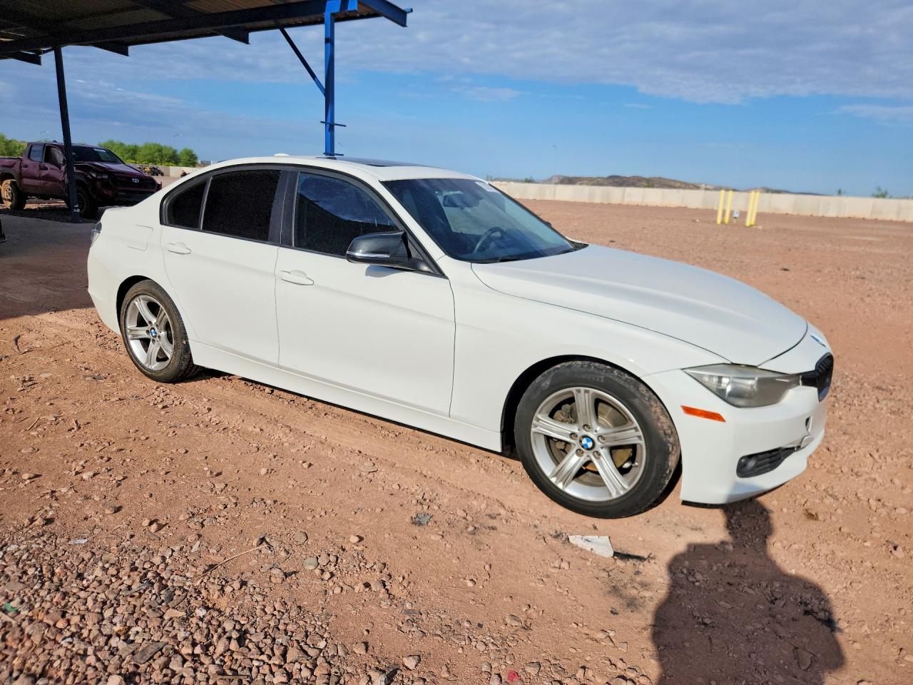 2014 Bmw 328 I Sulev White vin: WBA3C1C55EK112271