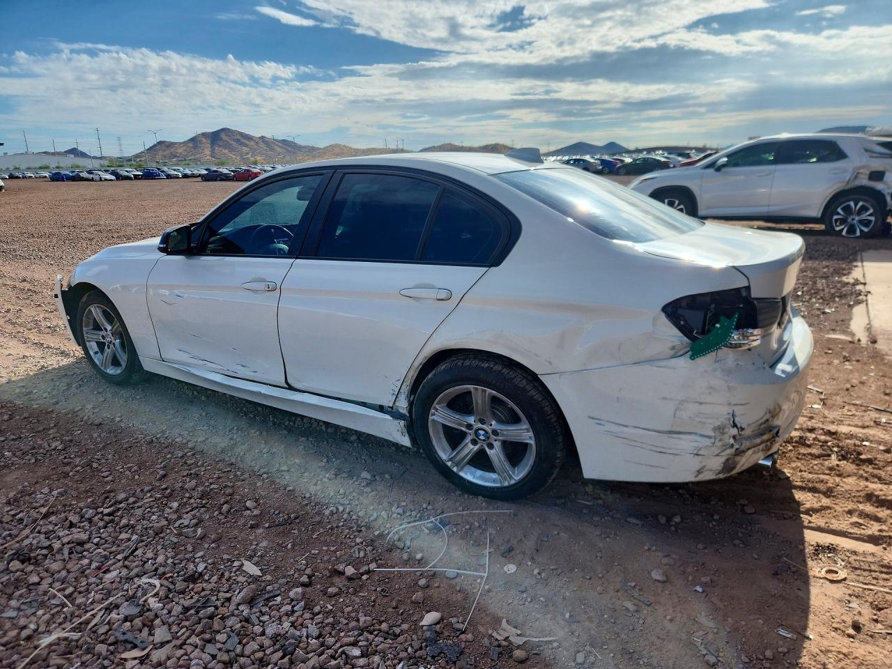 2014 Bmw 328 I Sulev White vin: WBA3C1C55EK112271
