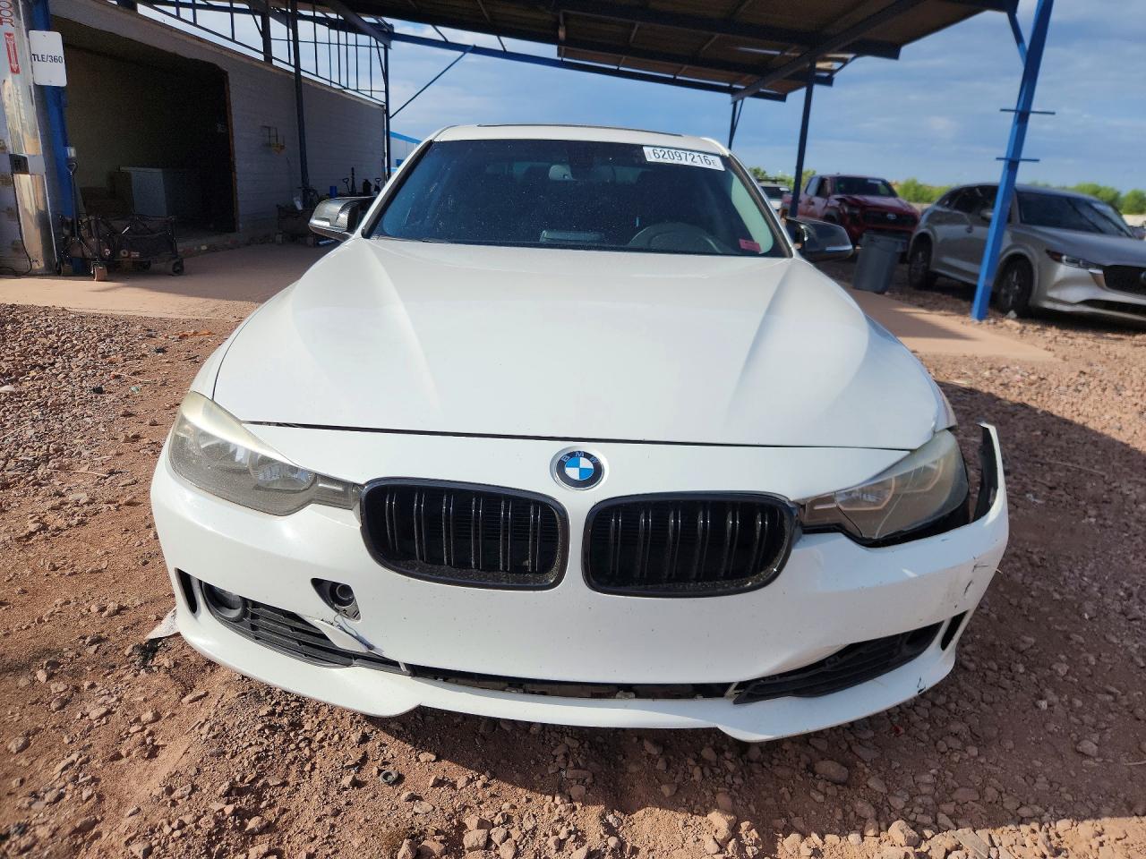 2014 Bmw 328 I Sulev White vin: WBA3C1C55EK112271
