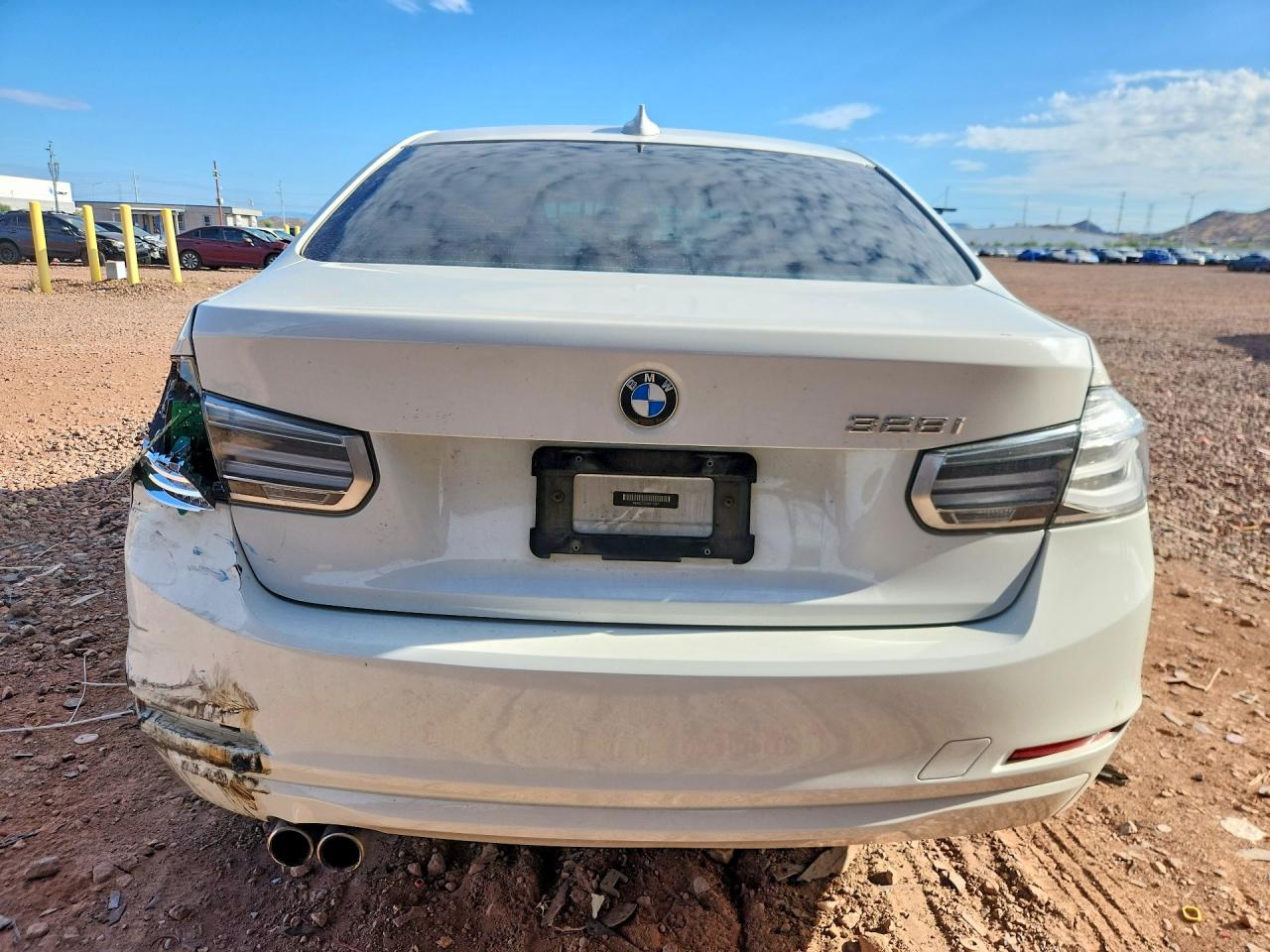 2014 Bmw 328 I Sulev White vin: WBA3C1C55EK112271