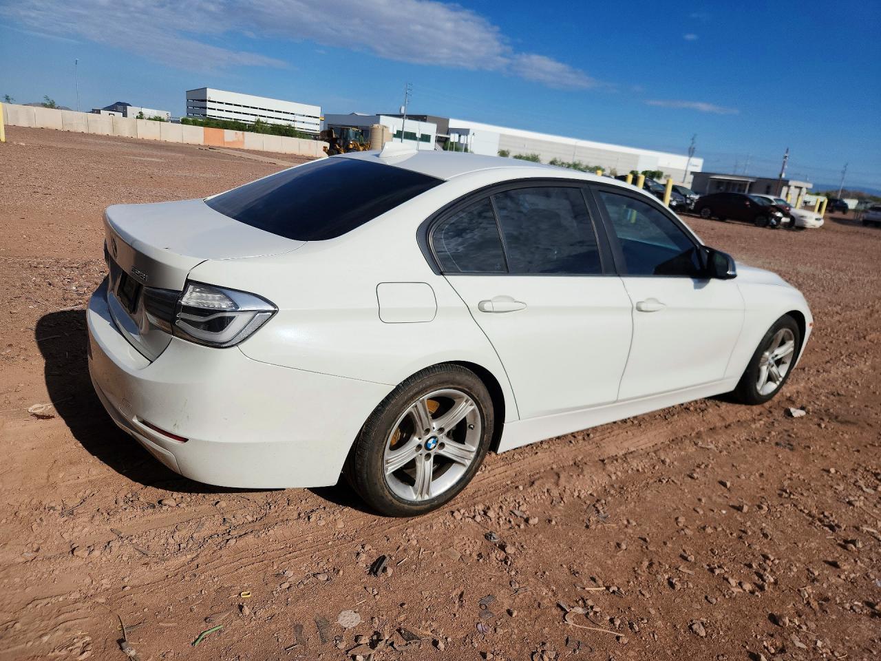2014 Bmw 328 I Sulev White vin: WBA3C1C55EK112271