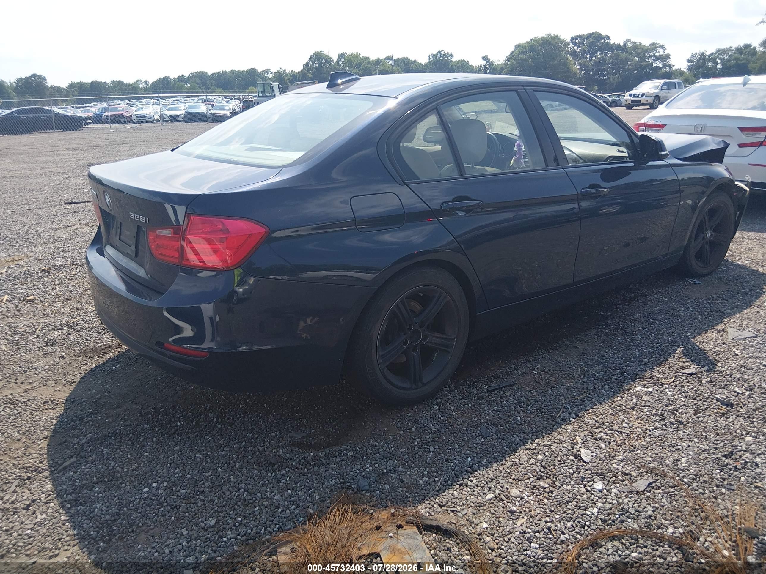 2015 Bmw 328i Navy vin: WBA3C1C55FP851905