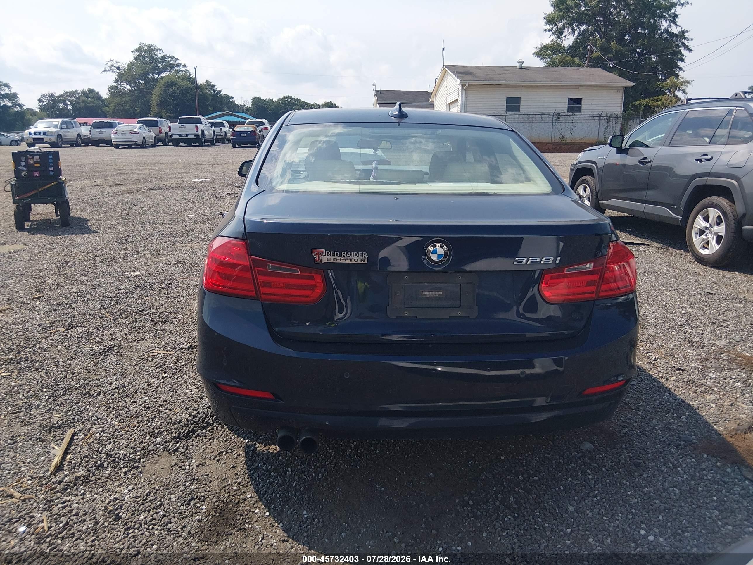 2015 Bmw 328i Navy vin: WBA3C1C55FP851905