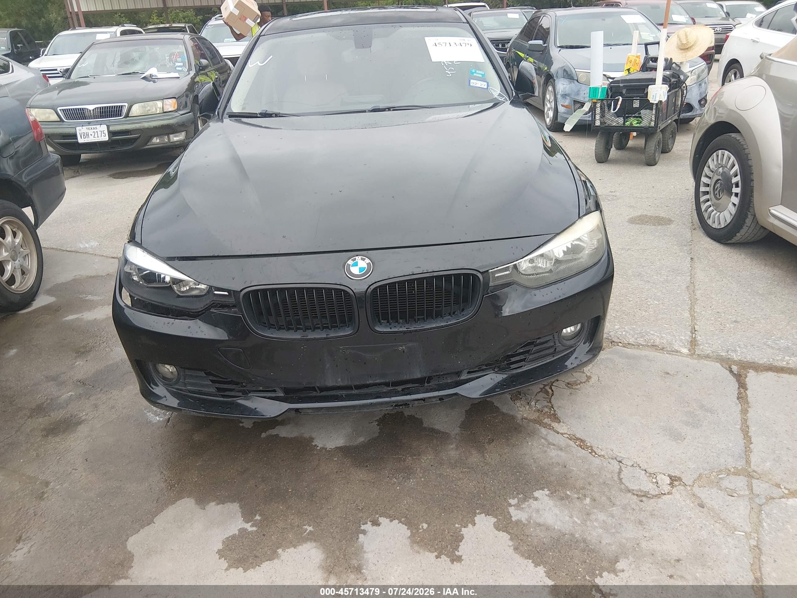 2012 Bmw 328i   Black vin: WBA3C1C56CF430258