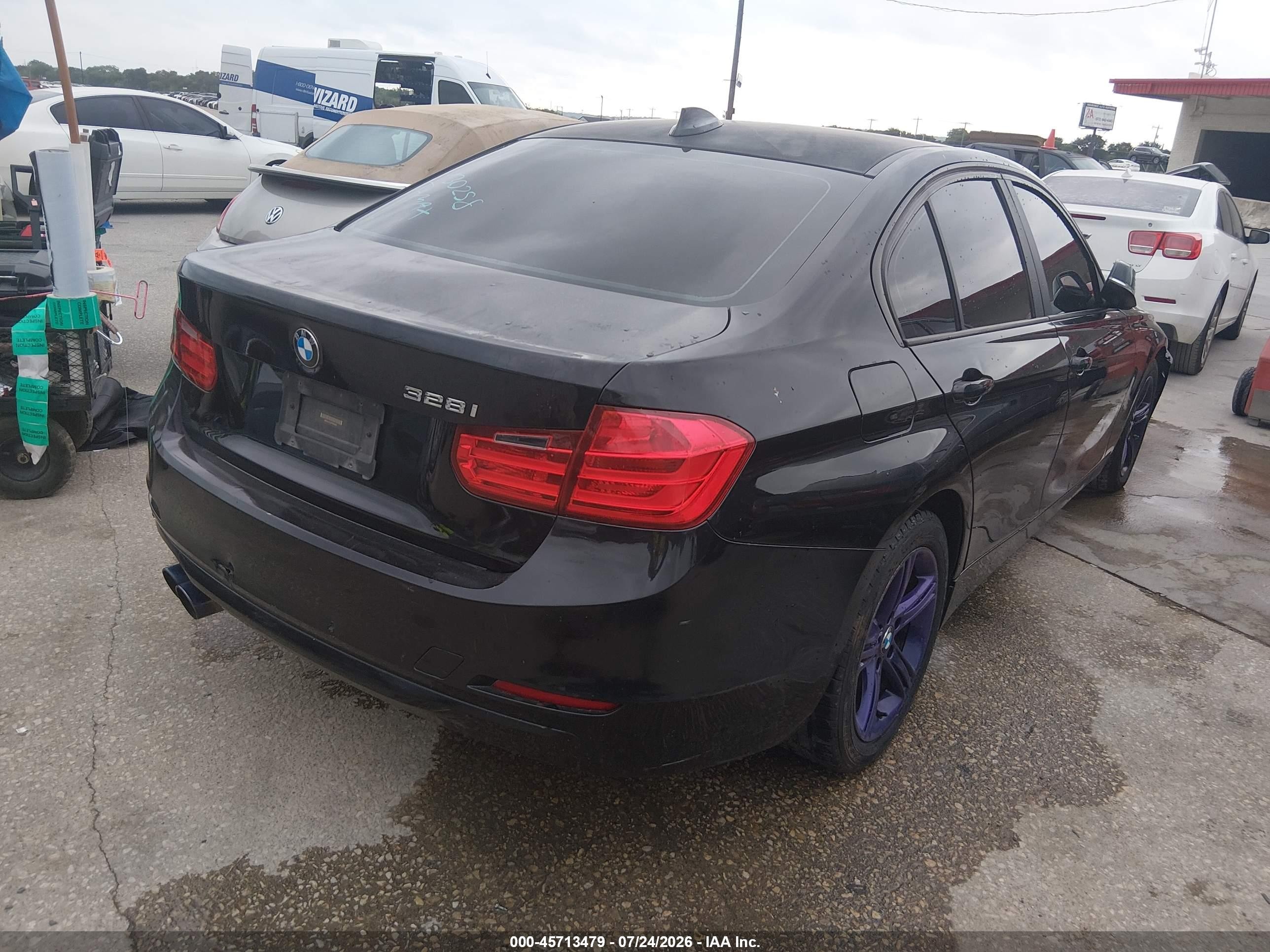 2012 Bmw 328i   Black vin: WBA3C1C56CF430258