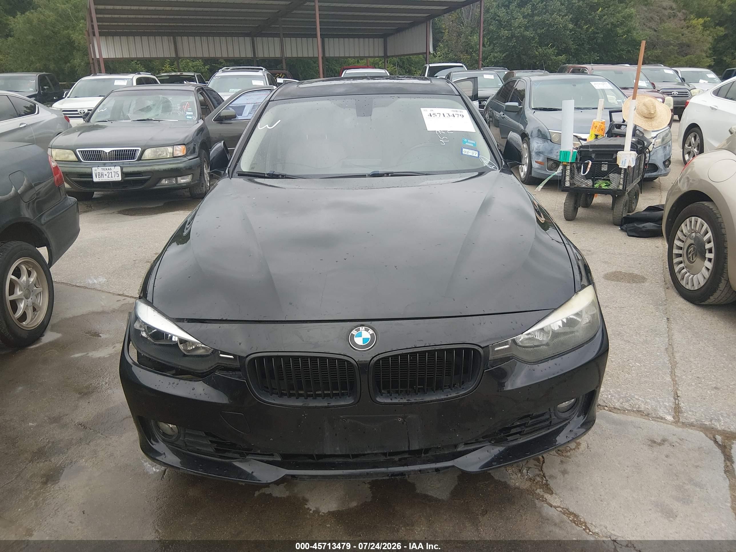 2012 Bmw 328i   Black vin: WBA3C1C56CF430258