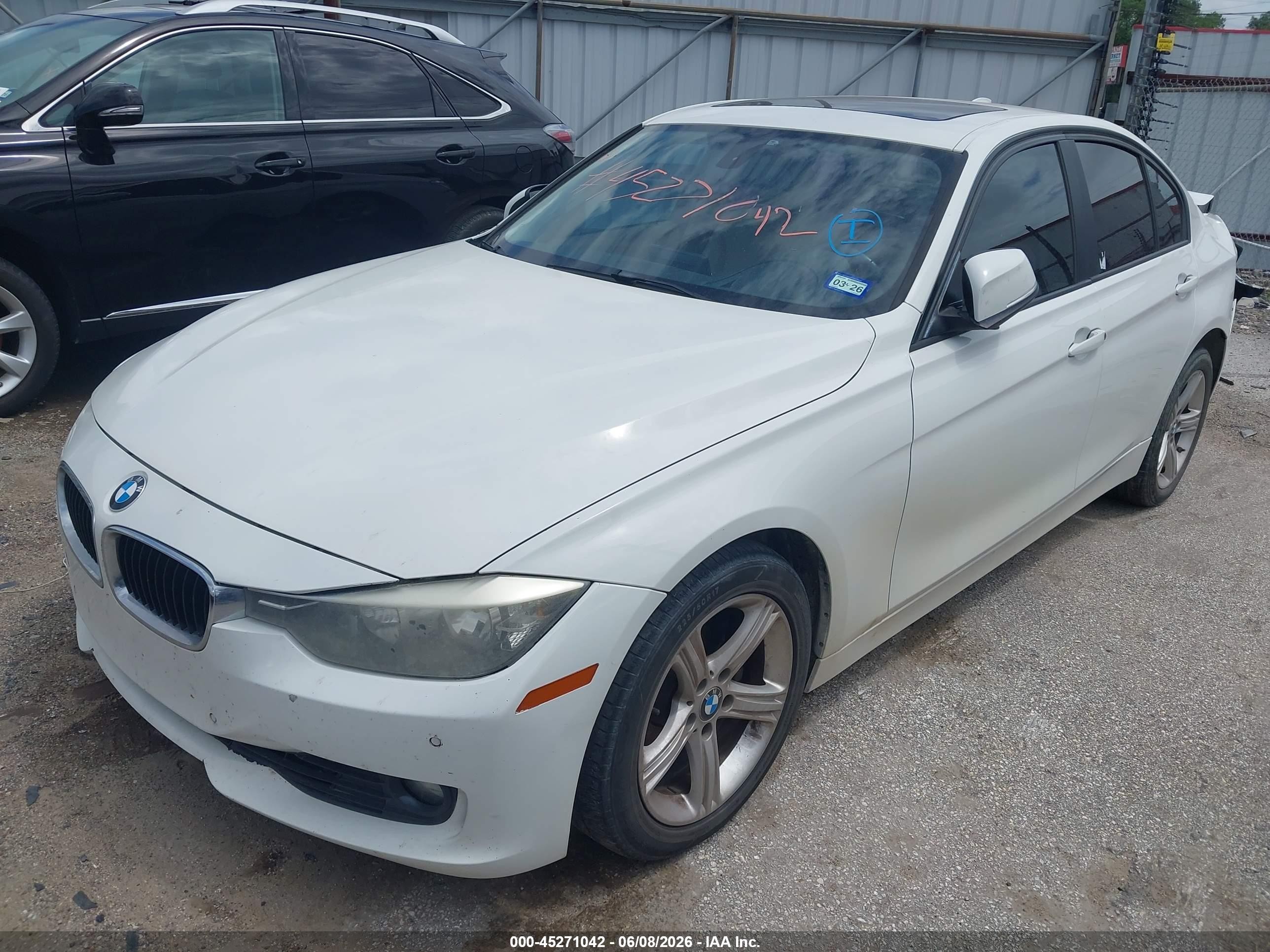 2012 Bmw 328i   White vin: WBA3C1C56CF430941