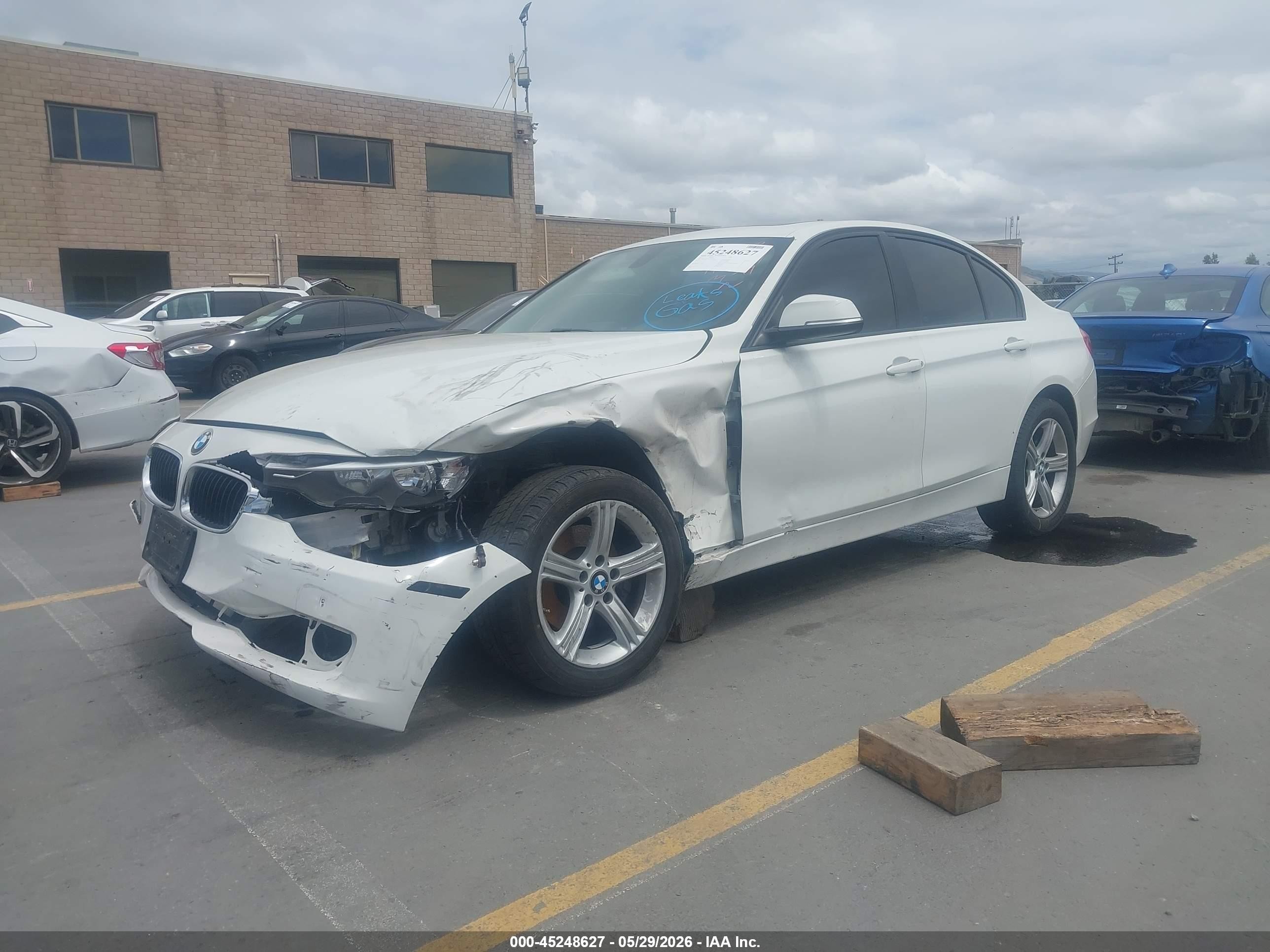 2012 Bmw 328i   White vin: WBA3C1C56CF433550