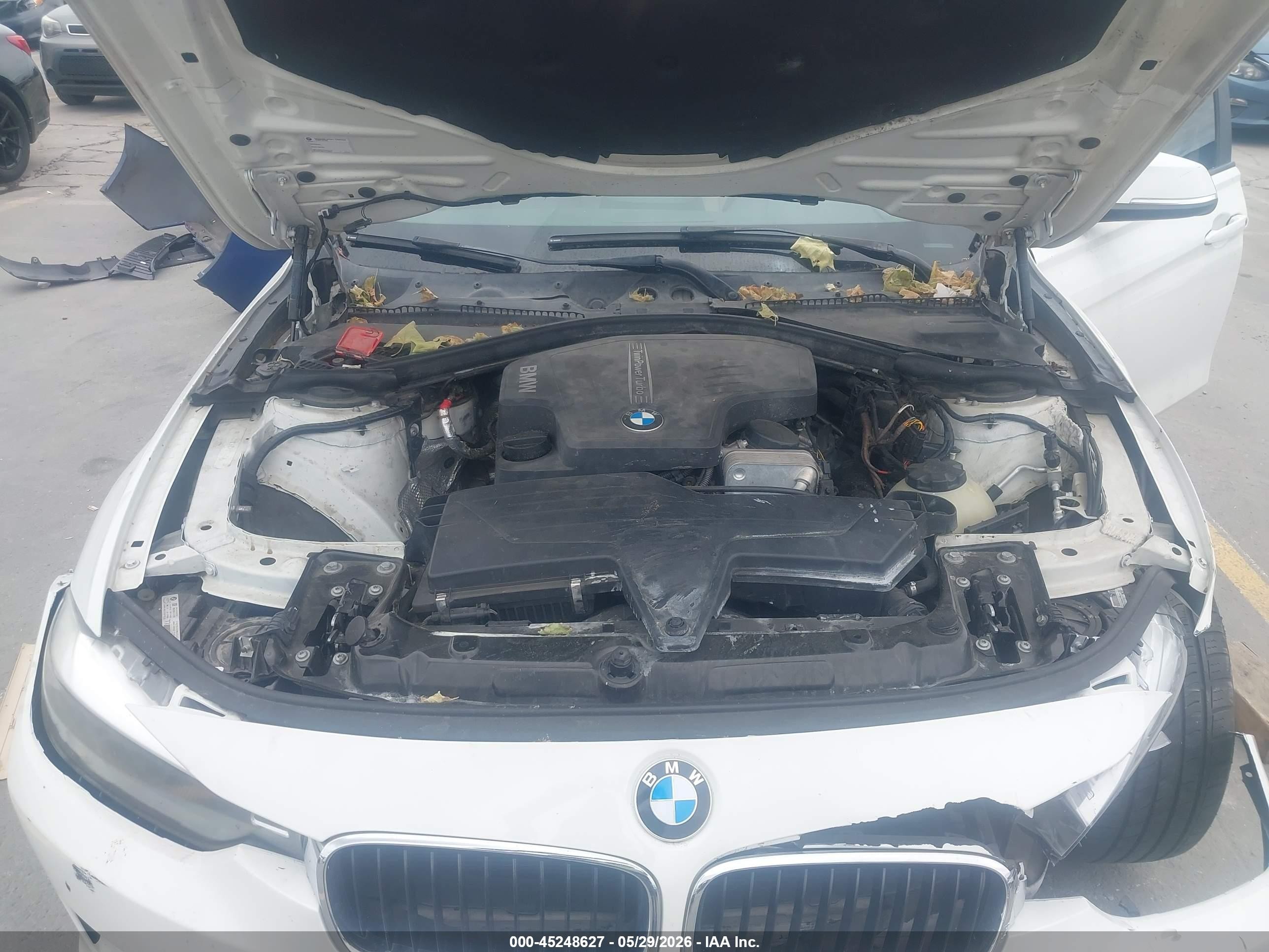 2012 Bmw 328i   White vin: WBA3C1C56CF433550