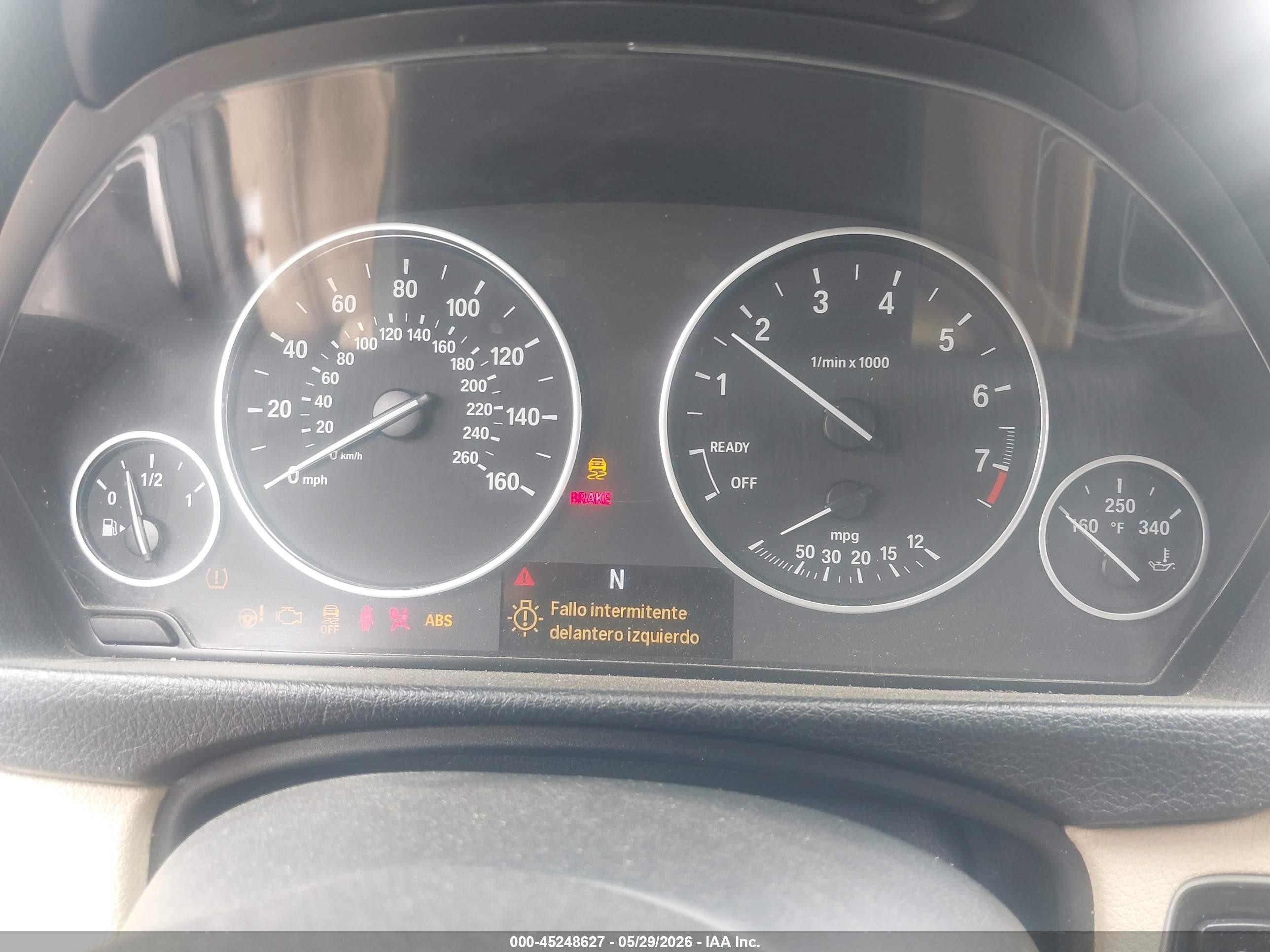 2012 Bmw 328i   White vin: WBA3C1C56CF433550