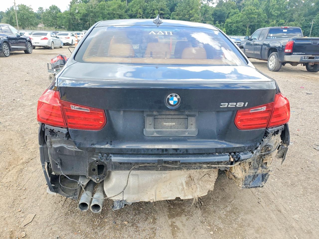 2013 Bmw 328 I Sulev Black vin: WBA3C1C56DF441858
