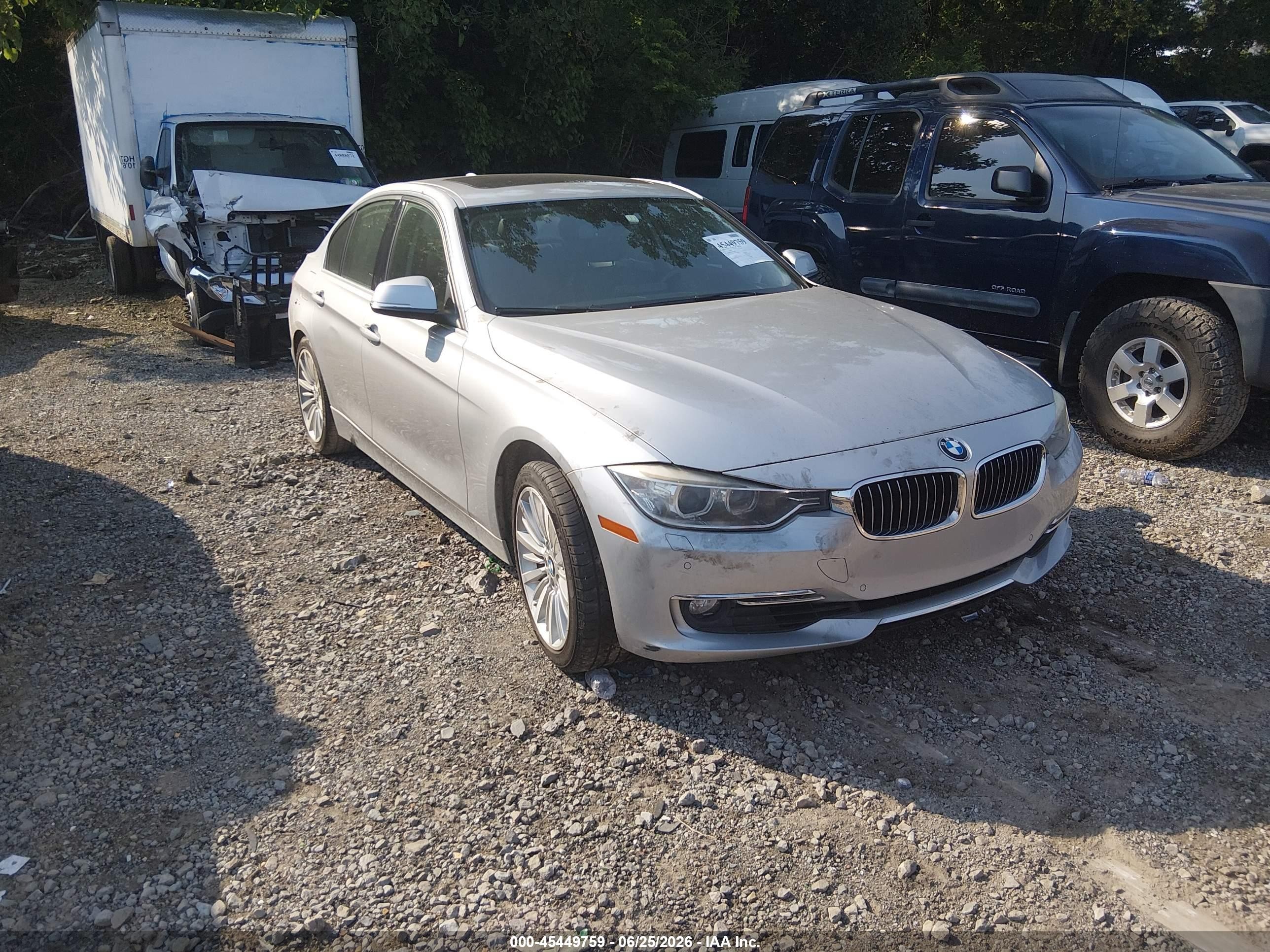 2013 Bmw 328i   Silver vin: WBA3C1C56DF443559