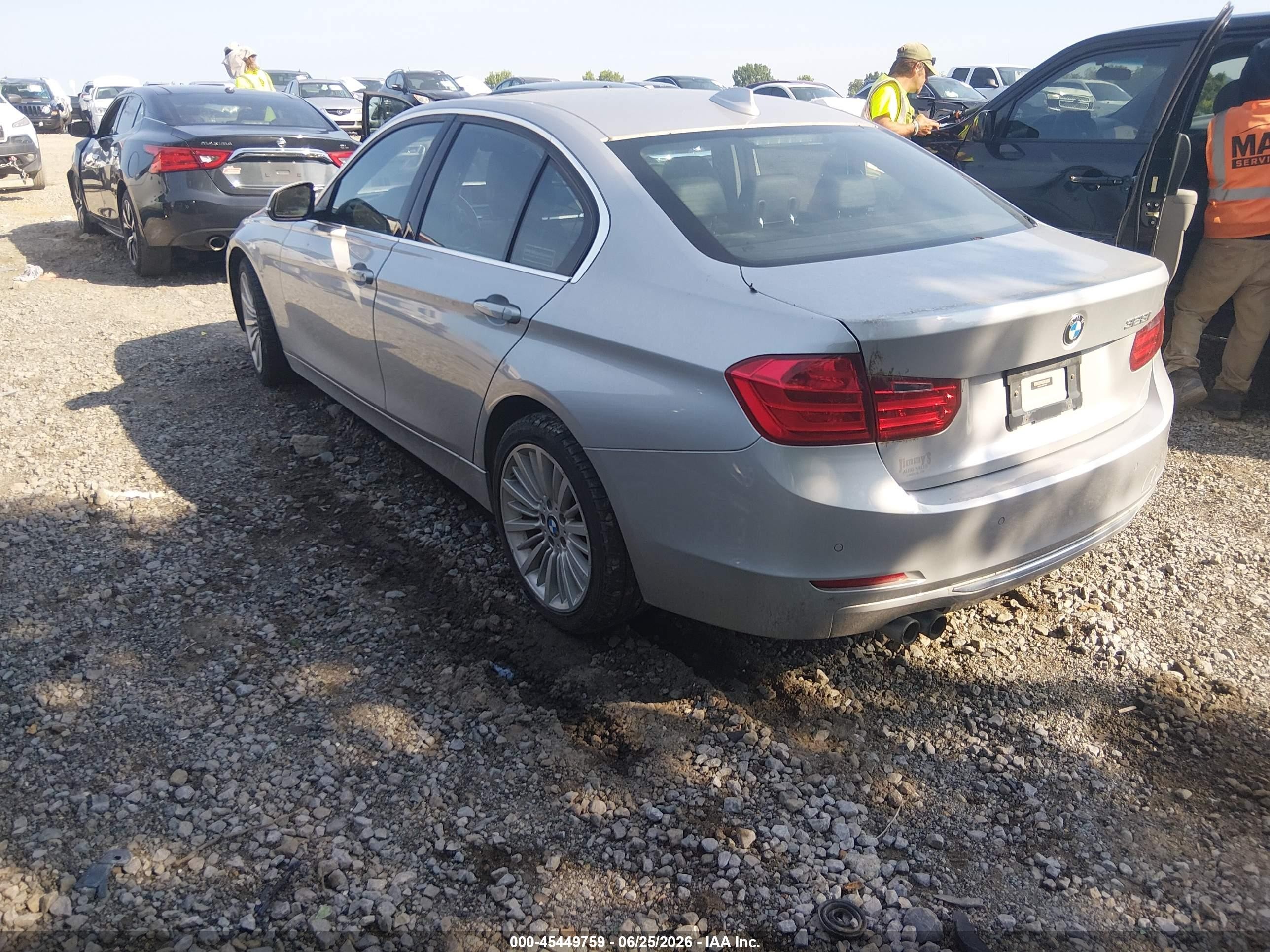 2013 Bmw 328i   Silver vin: WBA3C1C56DF443559
