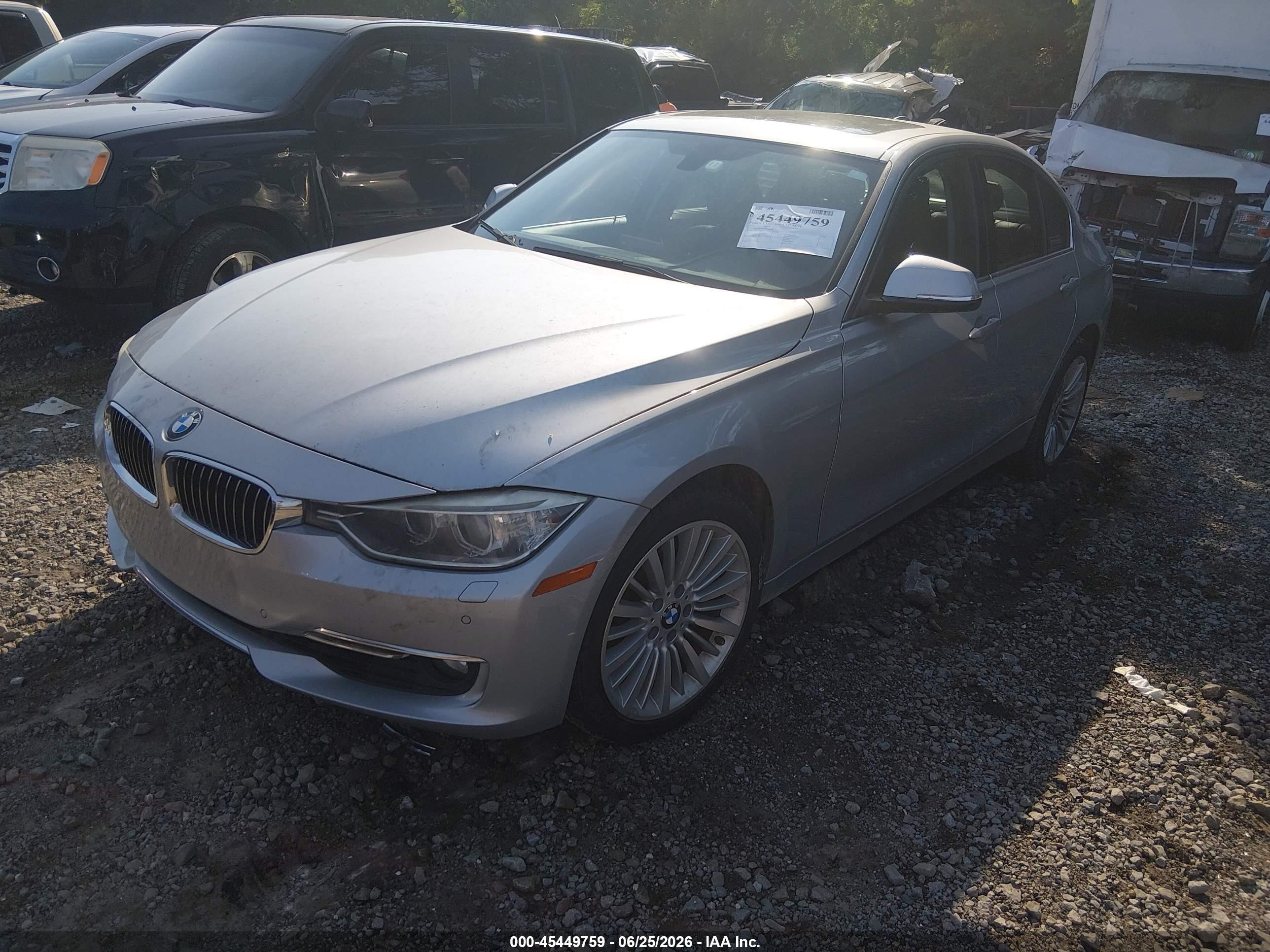 2013 Bmw 328i   Silver vin: WBA3C1C56DF443559