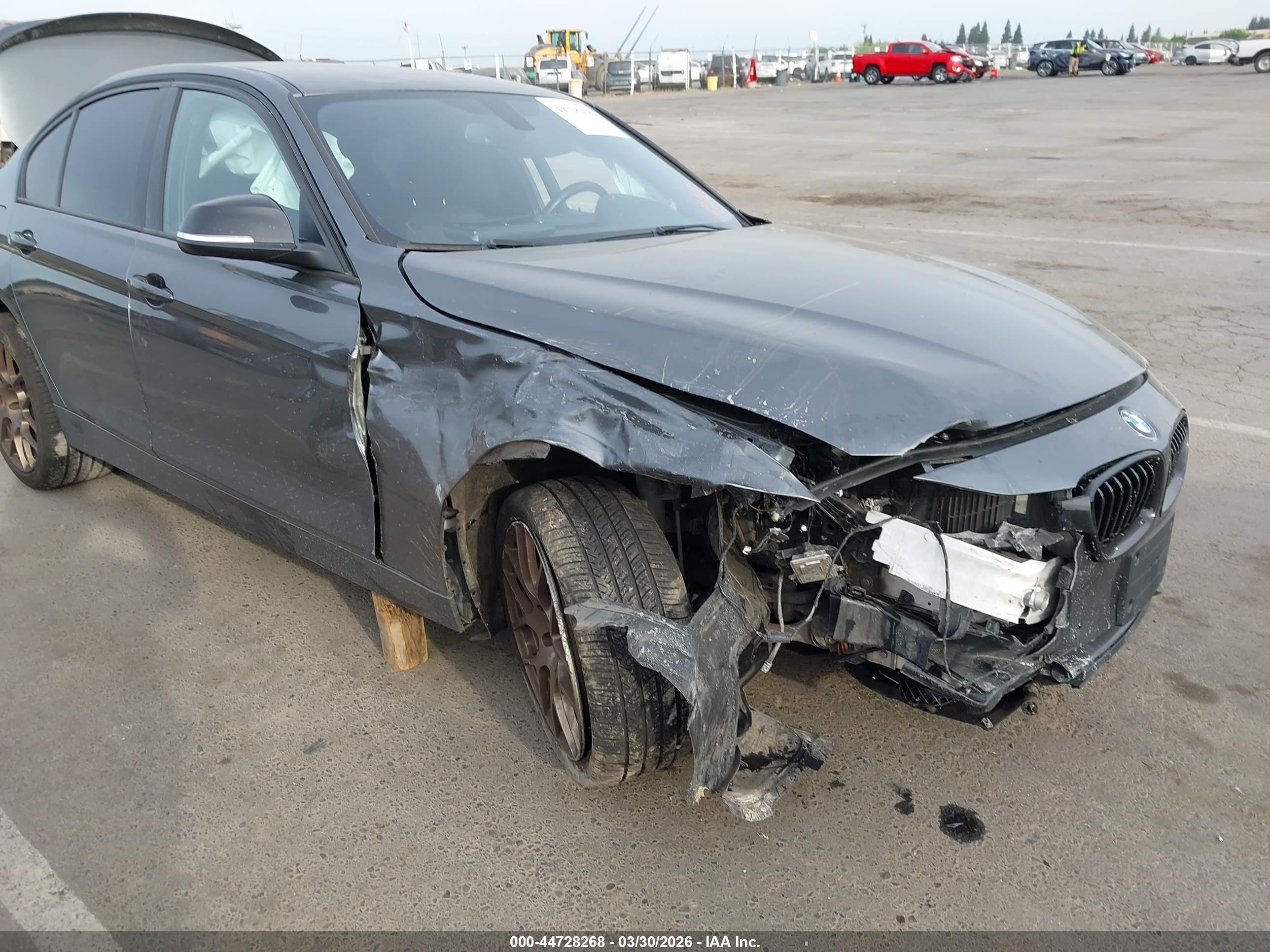 2014 Bmw 328i   Gray vin: WBA3C1C56EK109332