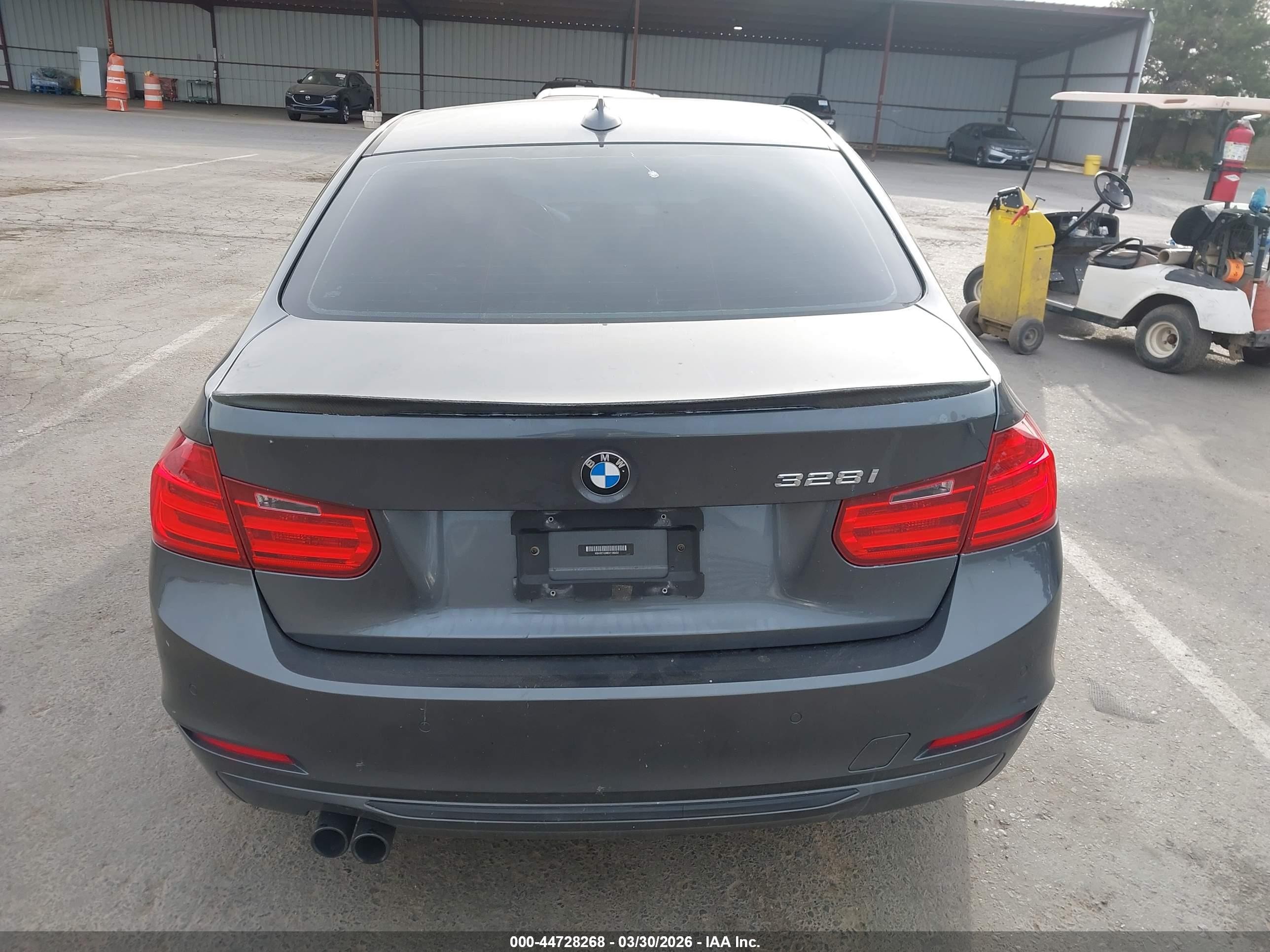 2014 Bmw 328i   Gray vin: WBA3C1C56EK109332