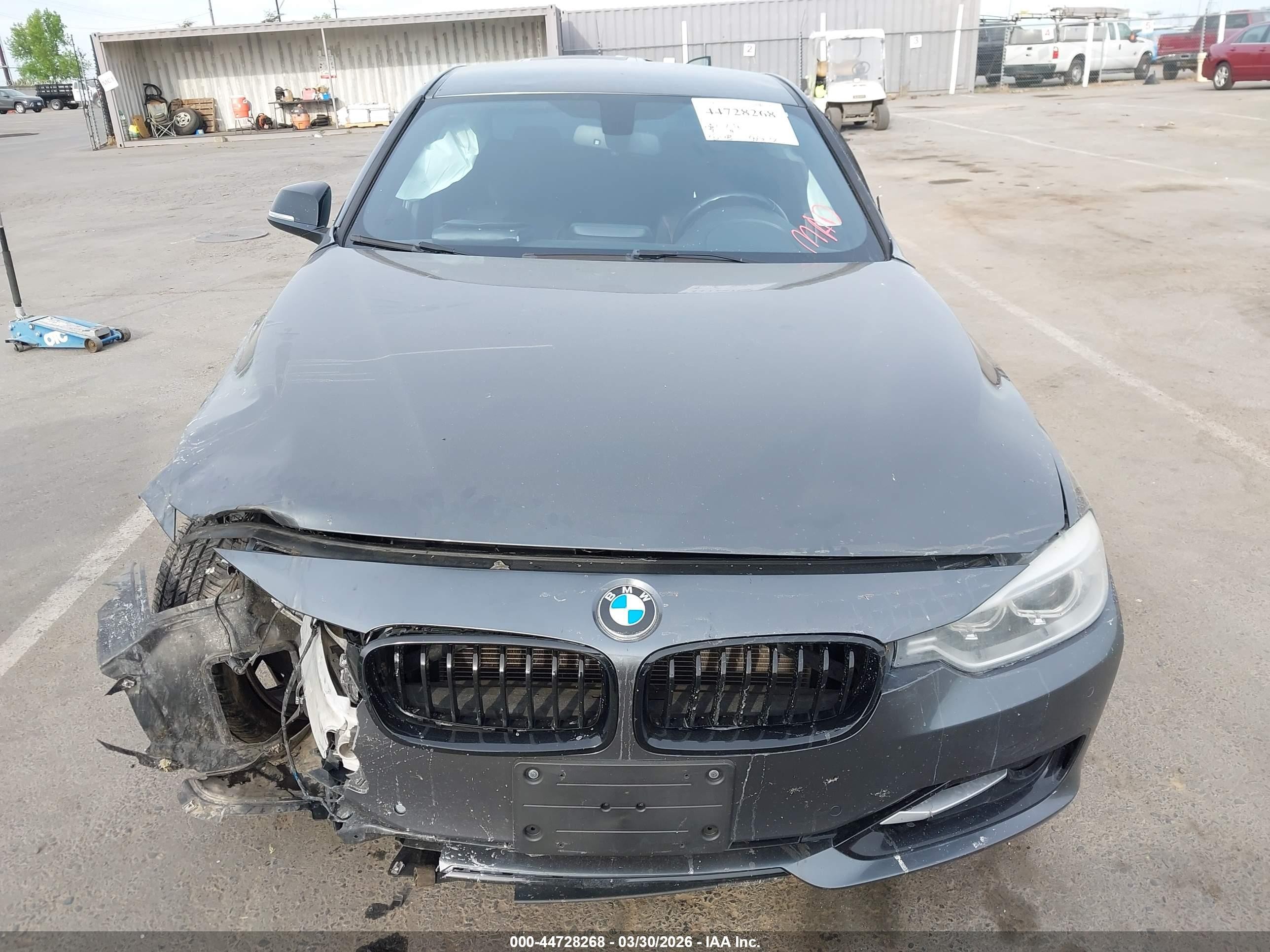 2014 Bmw 328i   Gray vin: WBA3C1C56EK109332