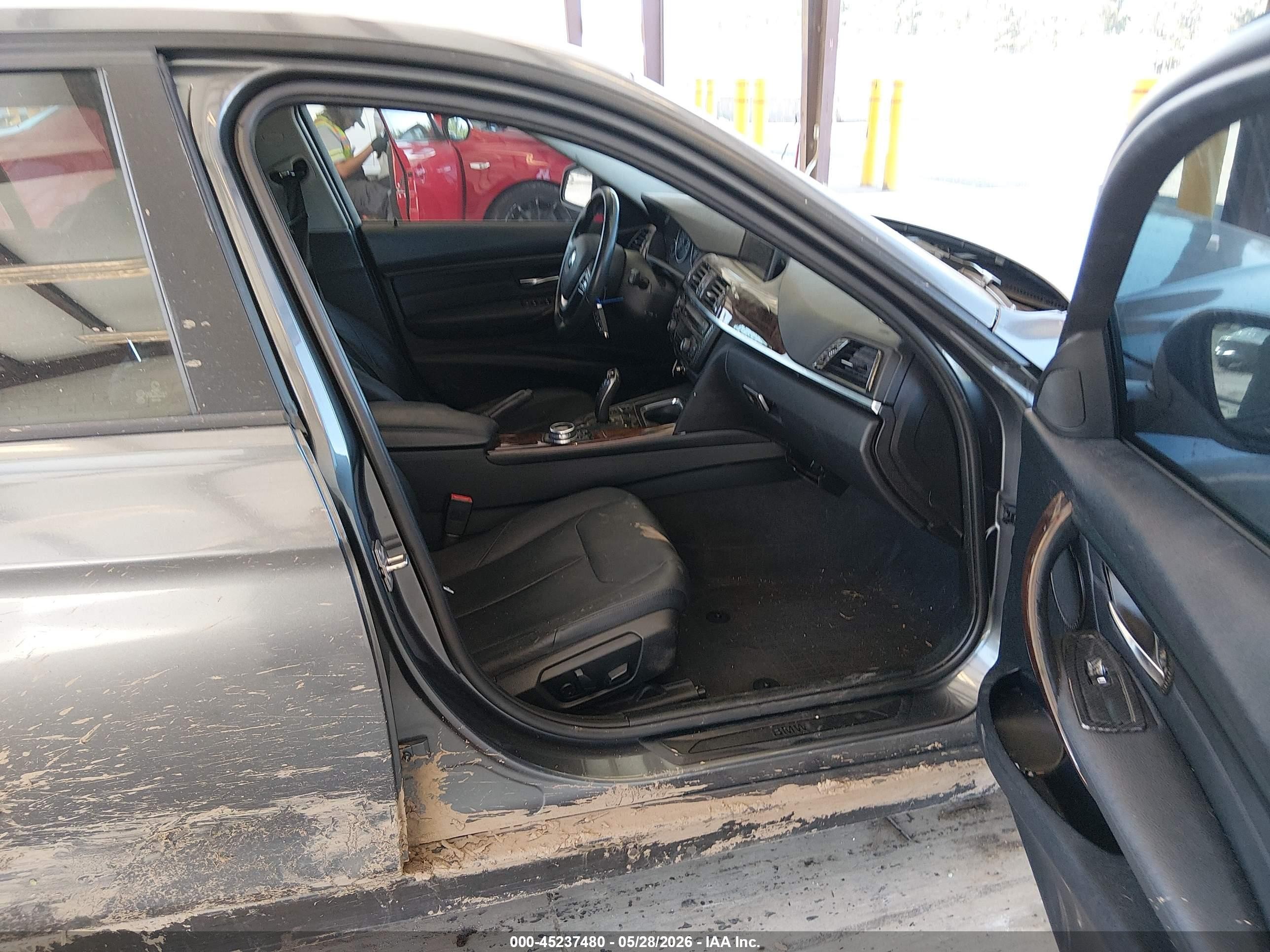 2014 Bmw 328i   Gray vin: WBA3C1C56EK113378