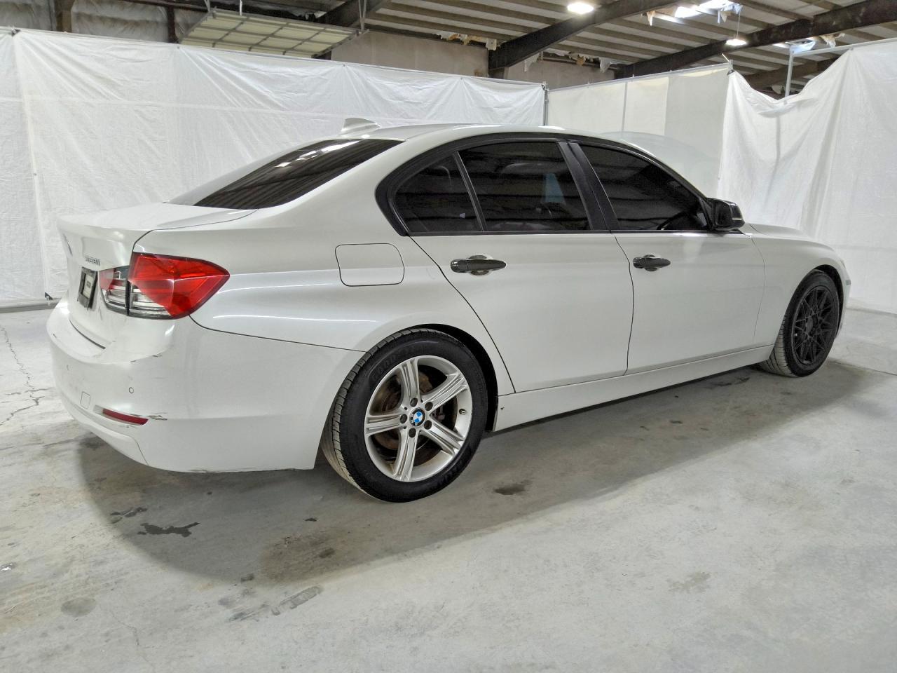 2015 Bmw 328 I Sulev White vin: WBA3C1C56FK119229