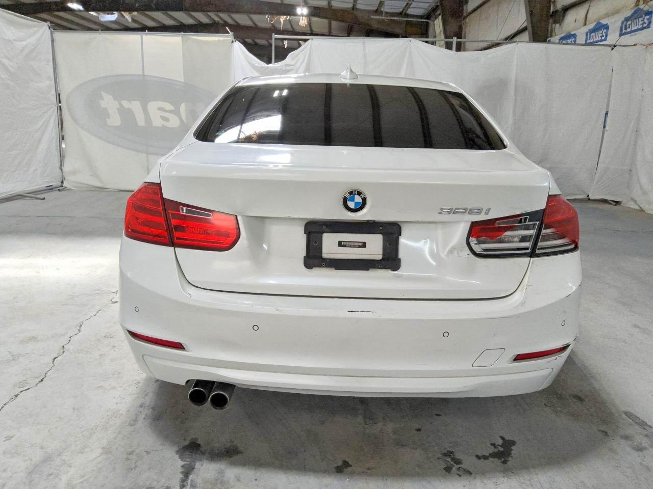 2015 Bmw 328 I Sulev White vin: WBA3C1C56FK119229