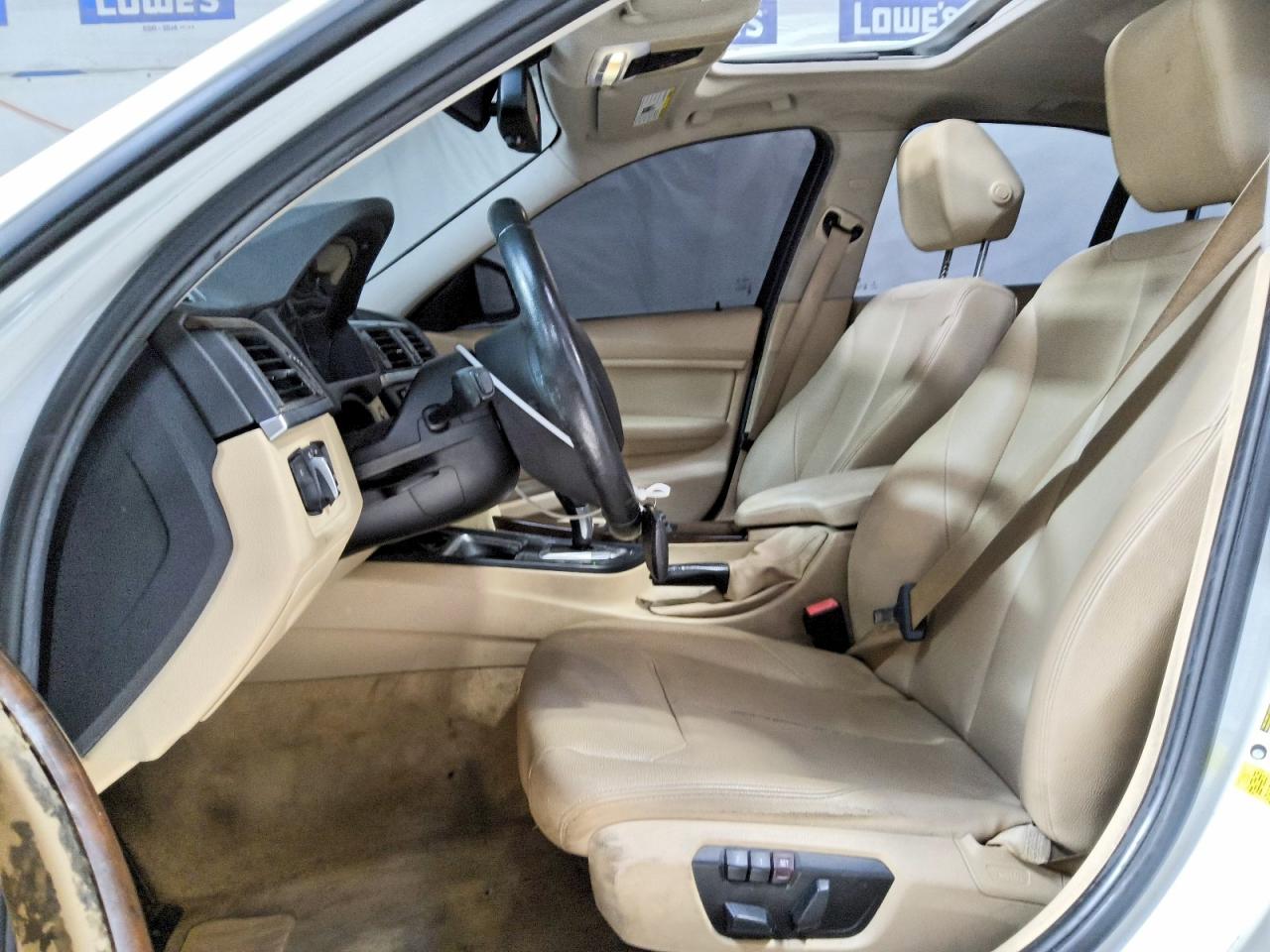 2015 Bmw 328 I Sulev White vin: WBA3C1C56FK119229